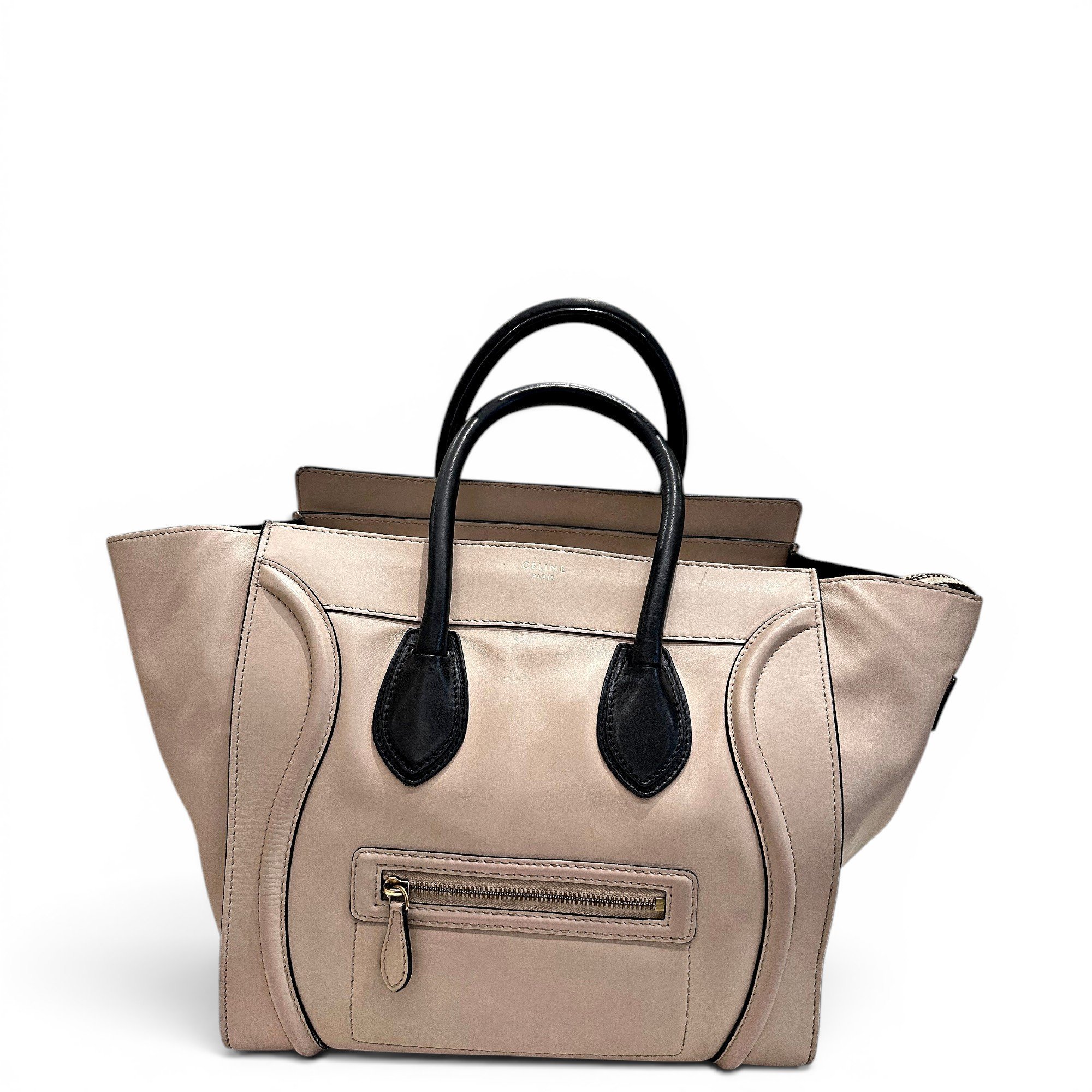 Luggage leather handbag