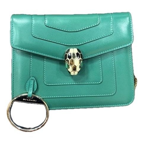 Serpenti leather handbag
