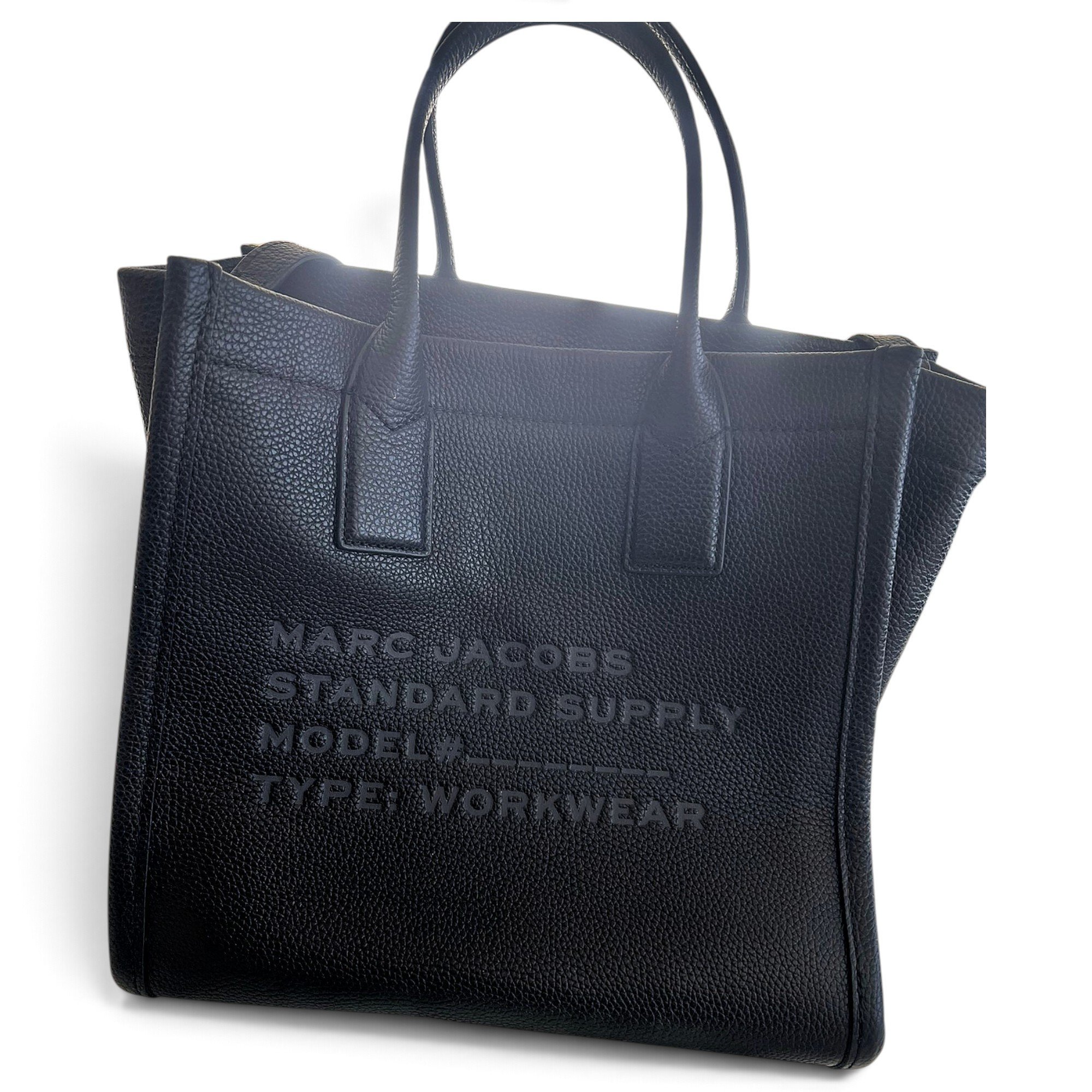 The Tag Tote leather tote