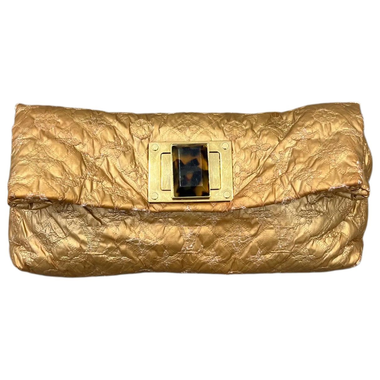 Altair vinyl clutch bag