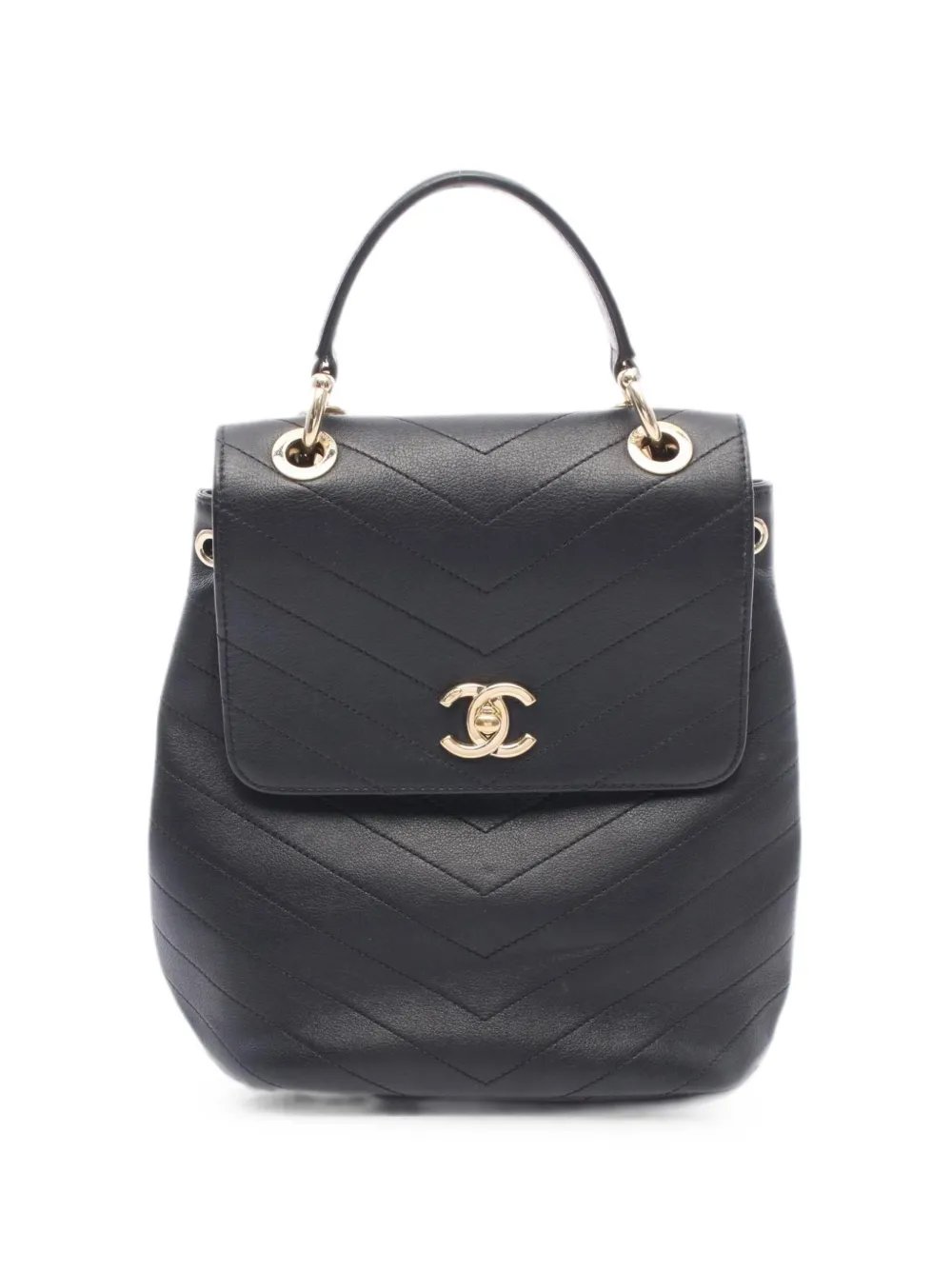 2019 Chevron V-stitch backpack