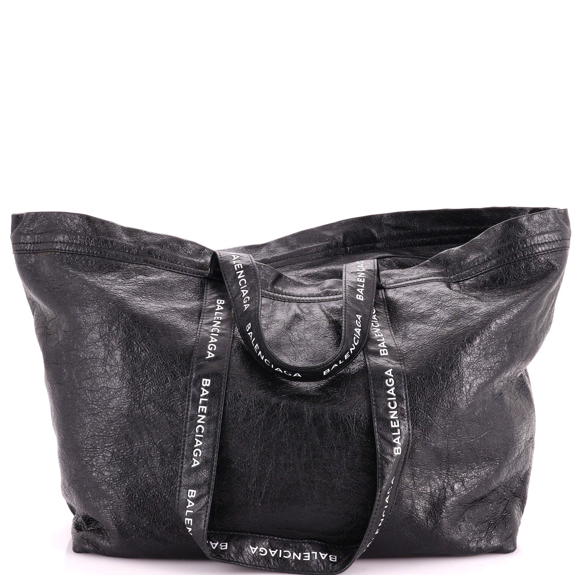Carry Shopper Tote Leather Medium
