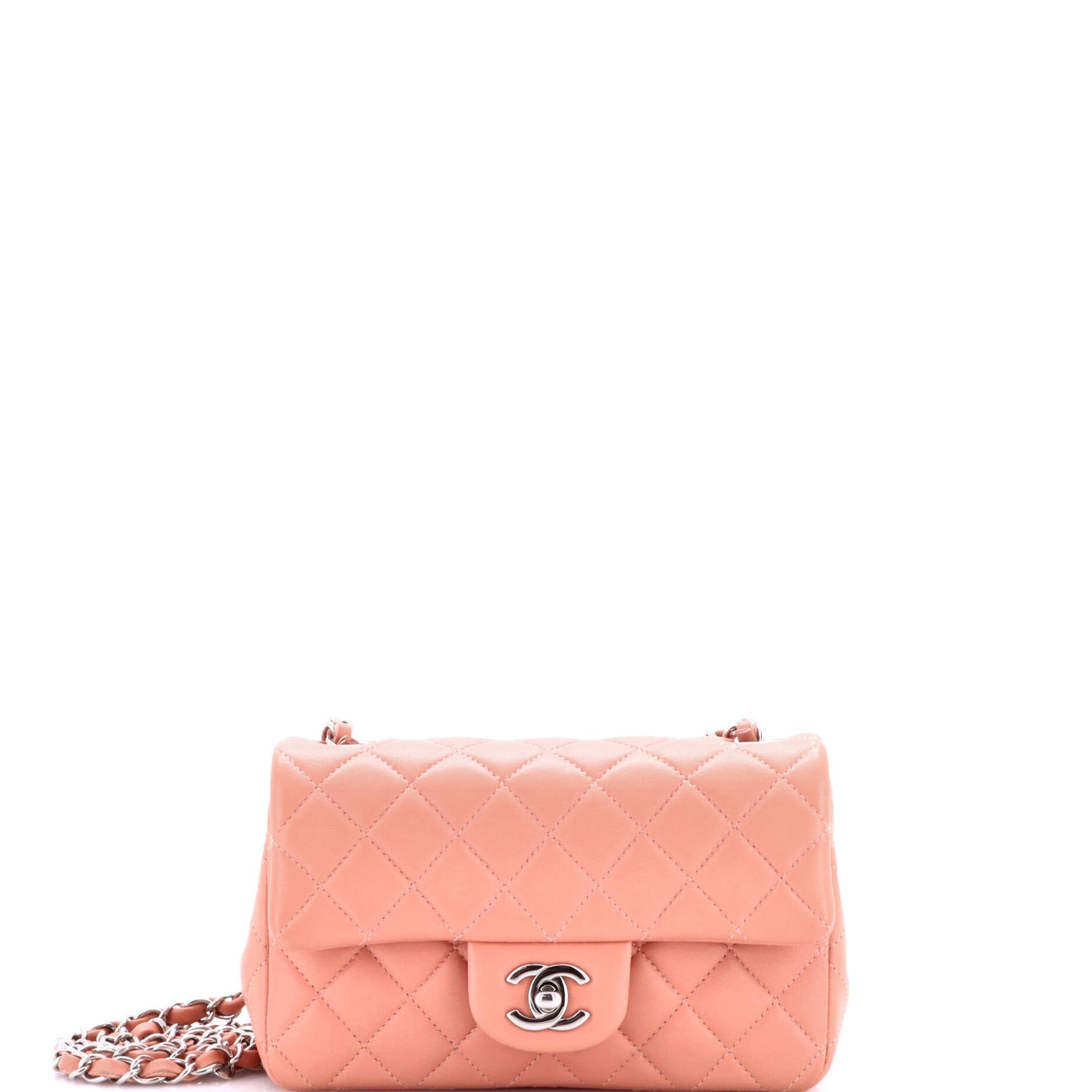 Classic Single Flap Bag Quilted Lambskin Mini