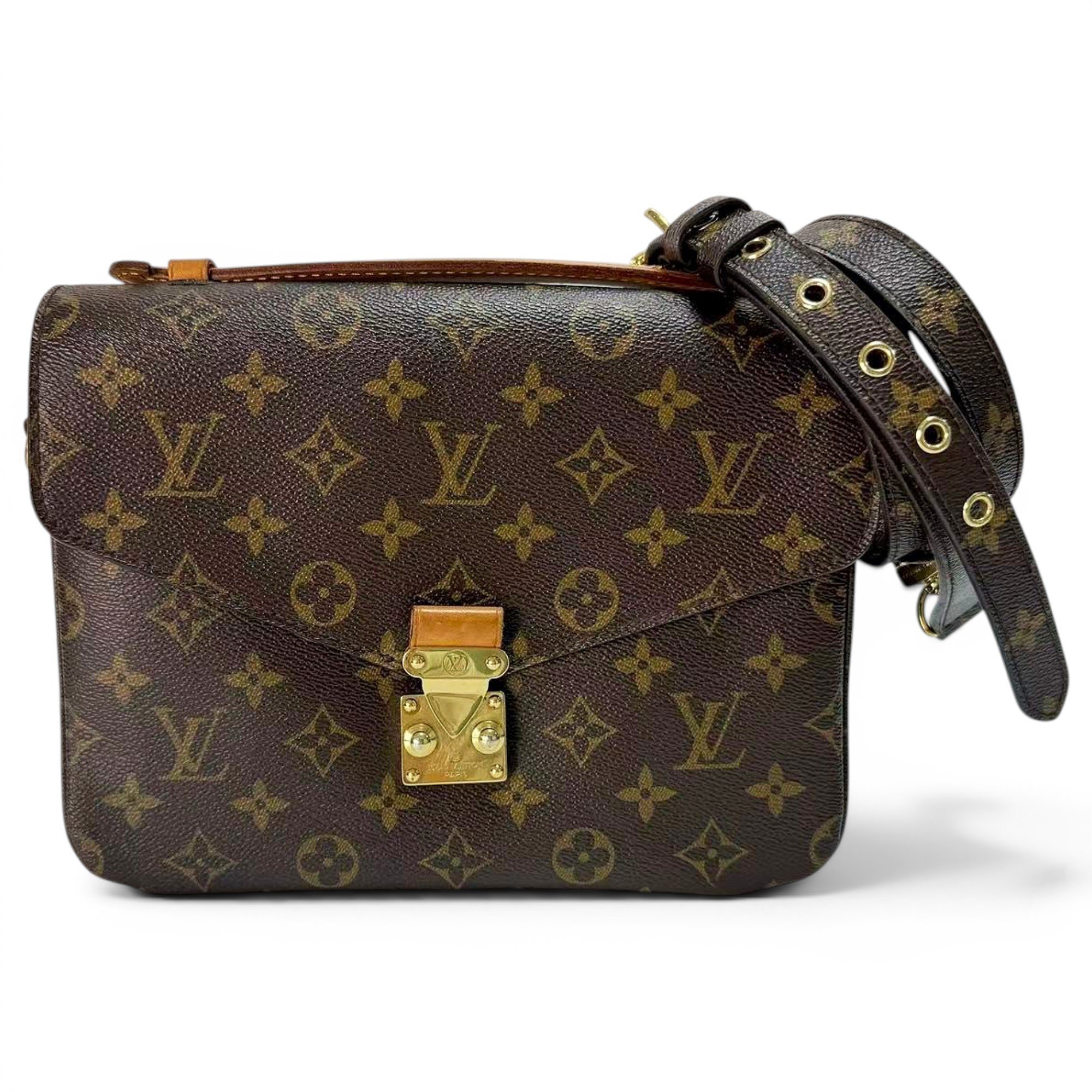 Metis leather handbag