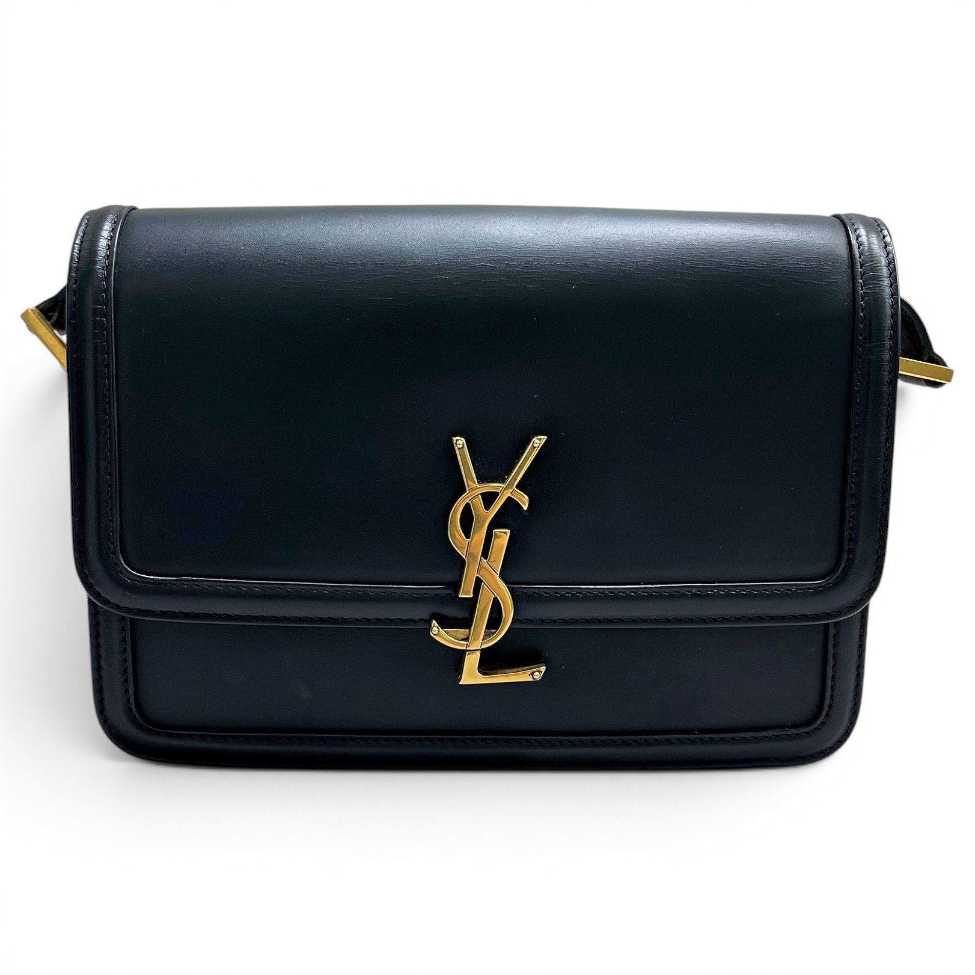 Solférino leather handbag