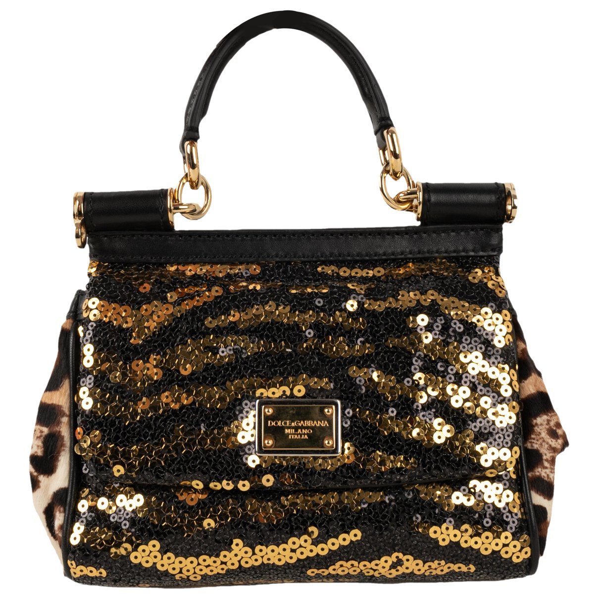 Dolce & Gabbana Sicily leather handbag