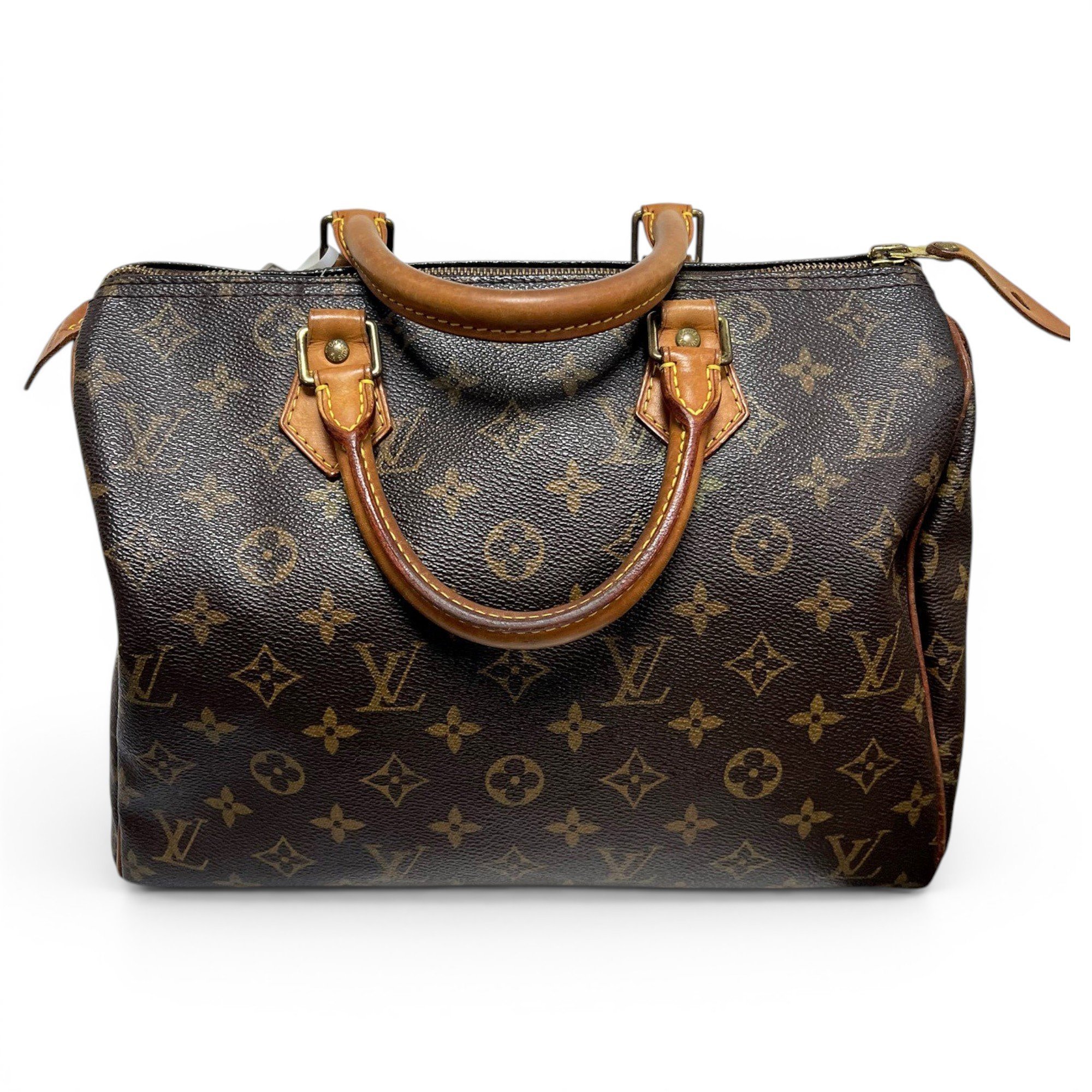 Speedy leather handbag