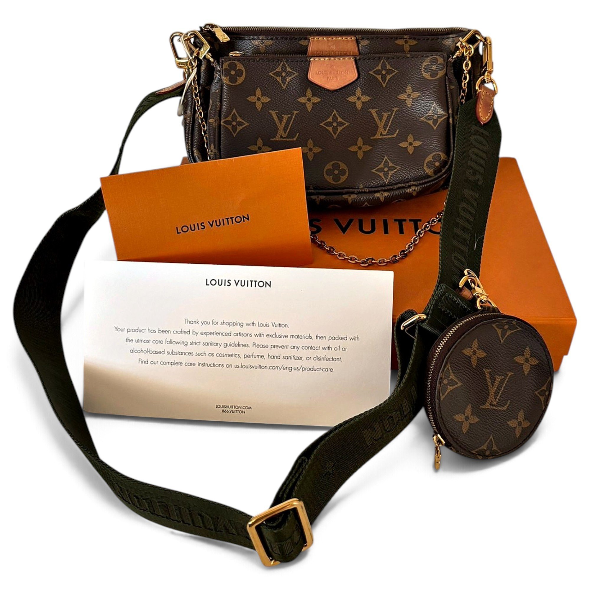 Multi Pochette Accessoires leather handbag