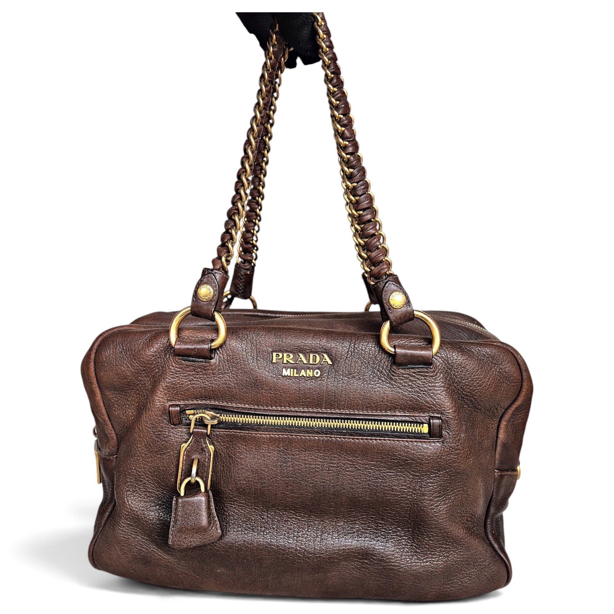 Leather handbag