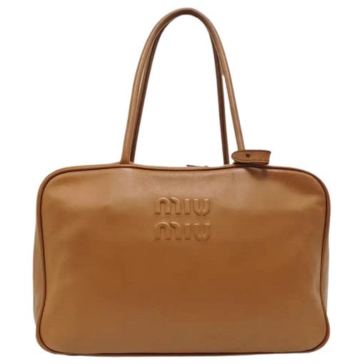 Beau leather handbag