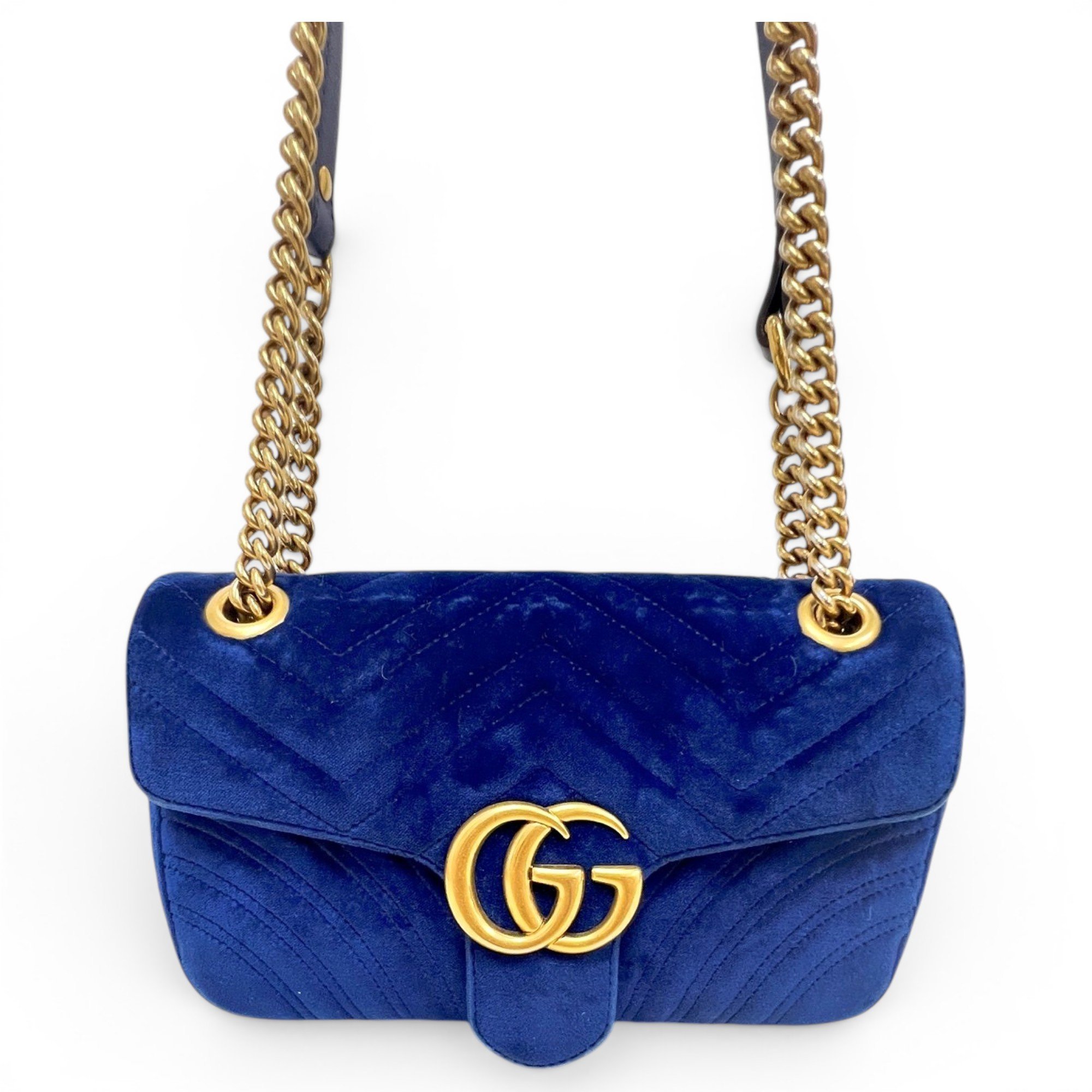 GG Marmont velvet handbag