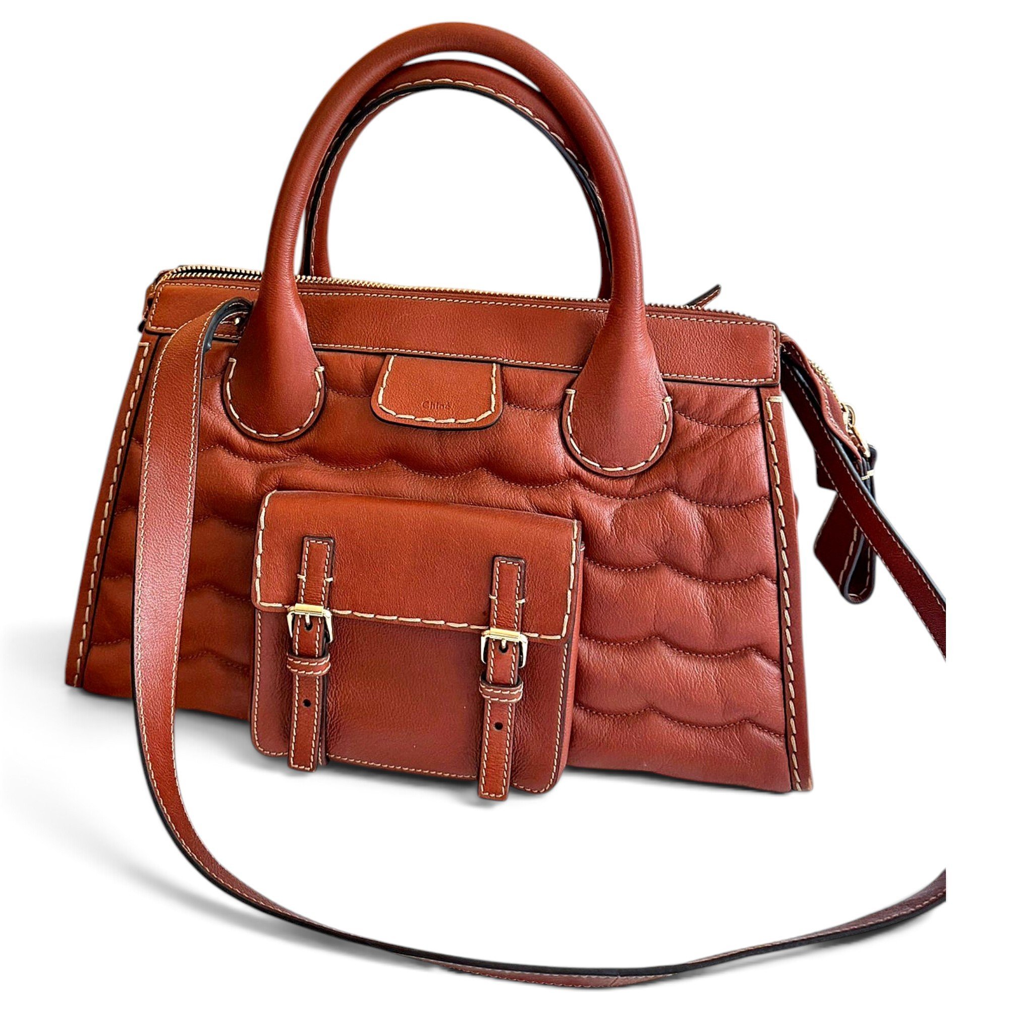Edith leather handbag