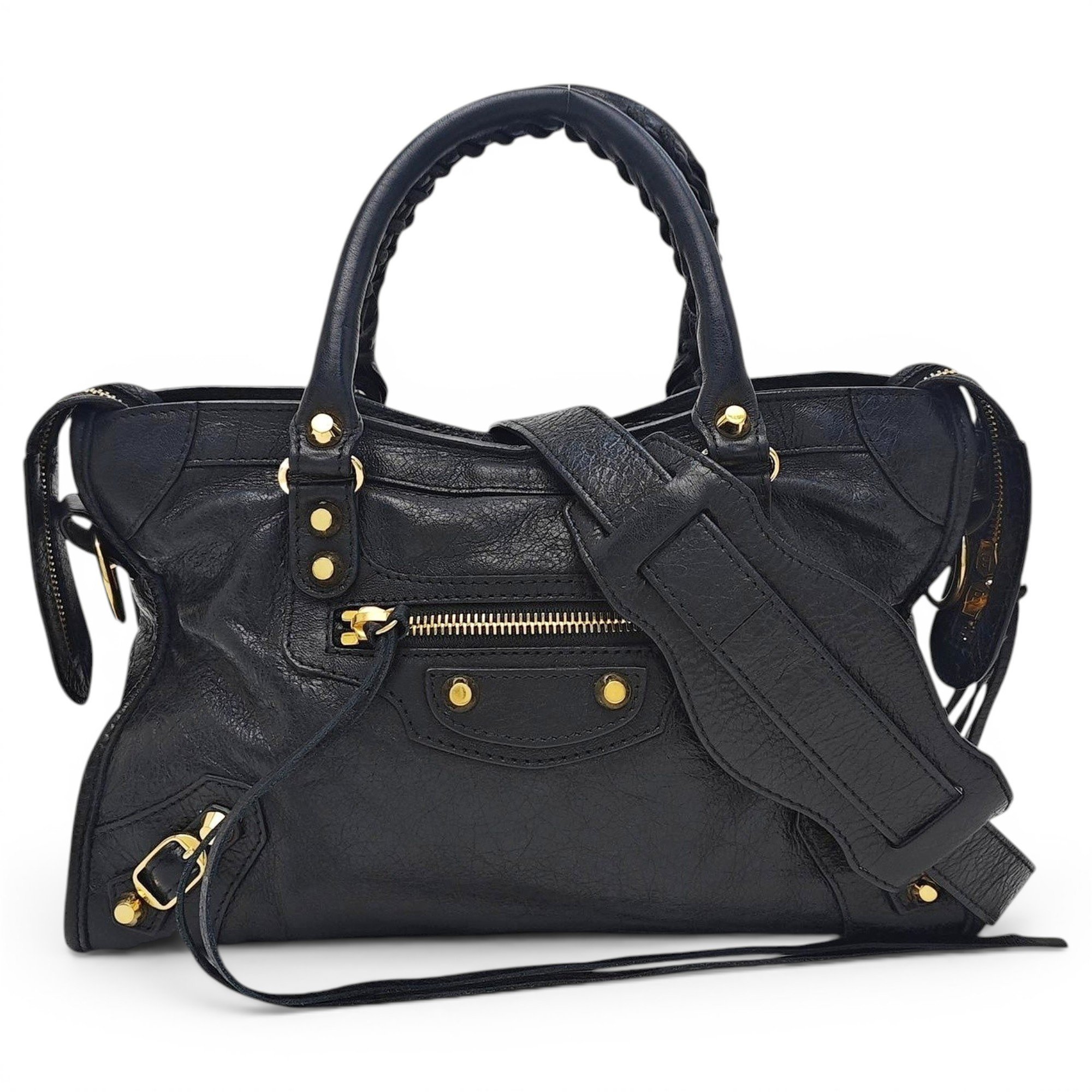 Leather handbag
