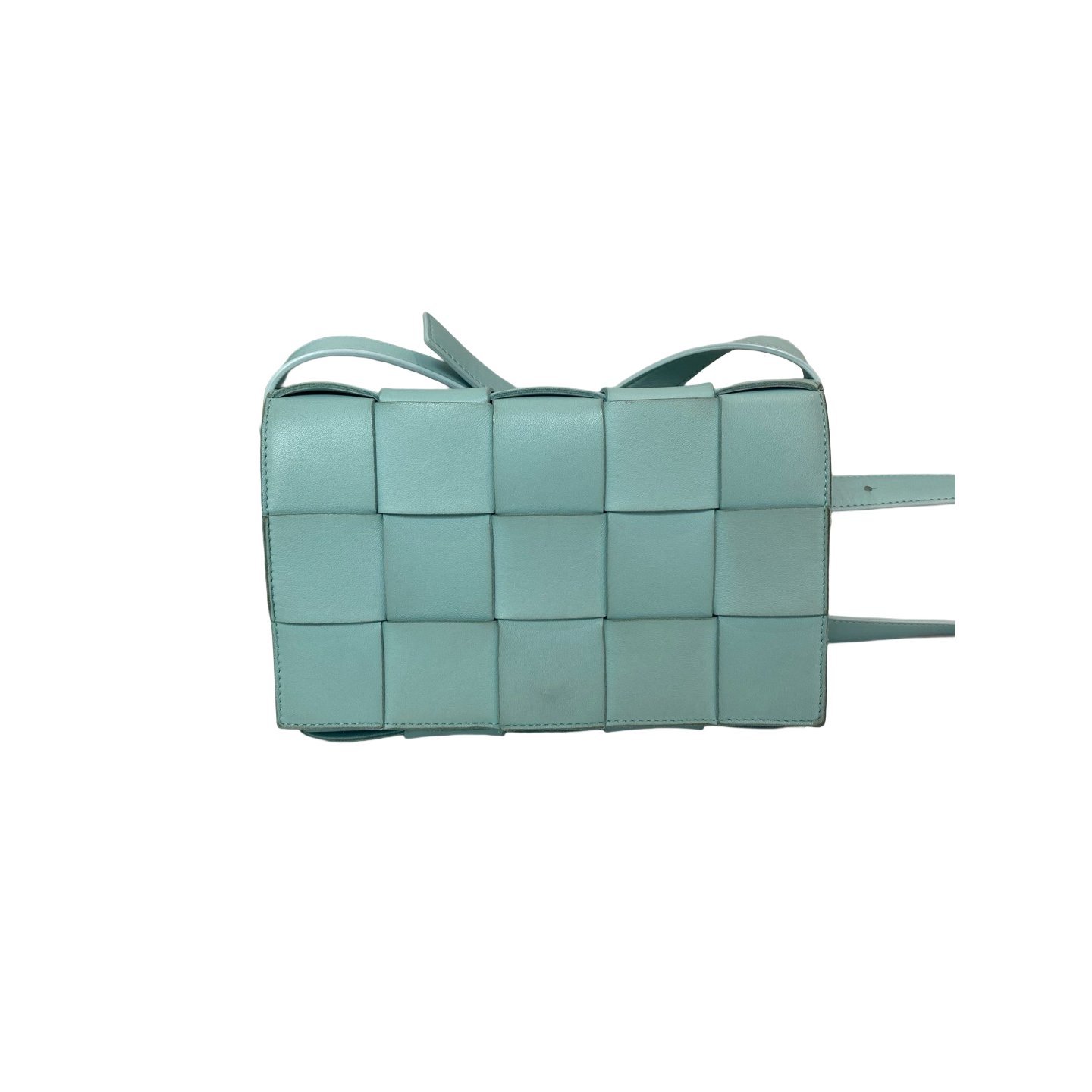 Cassette leather handbag