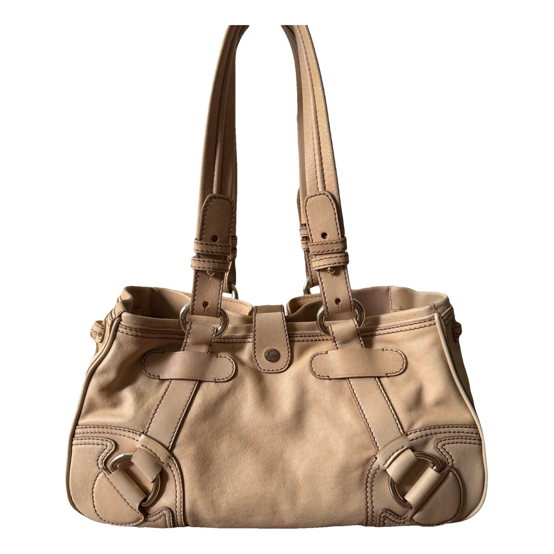 Leather tote