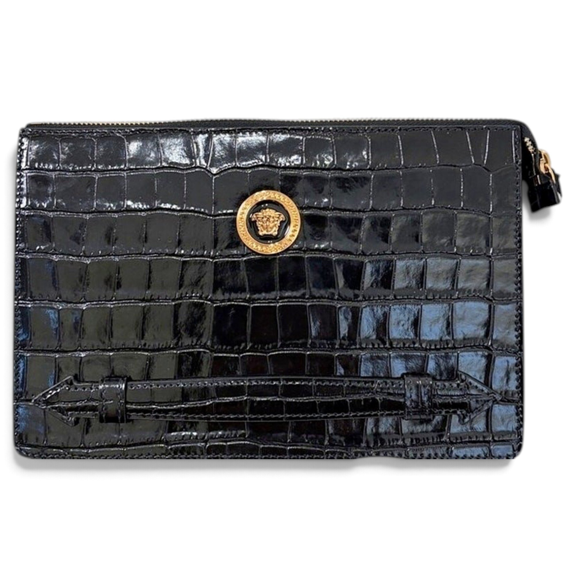 La Medusa leather handbag