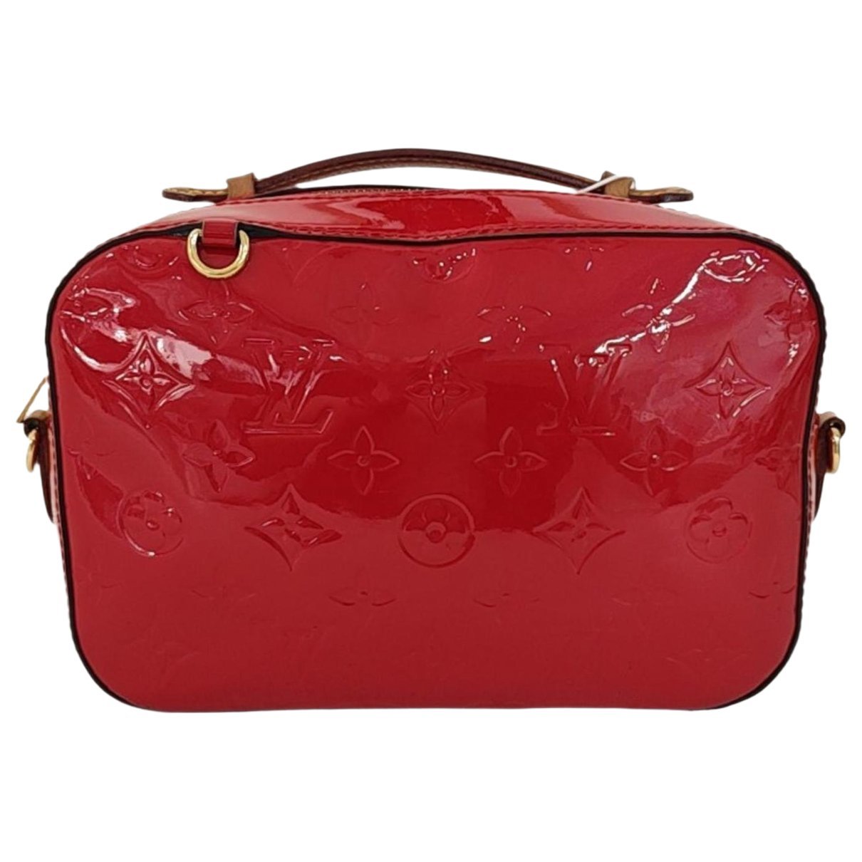 Patent leather handbag