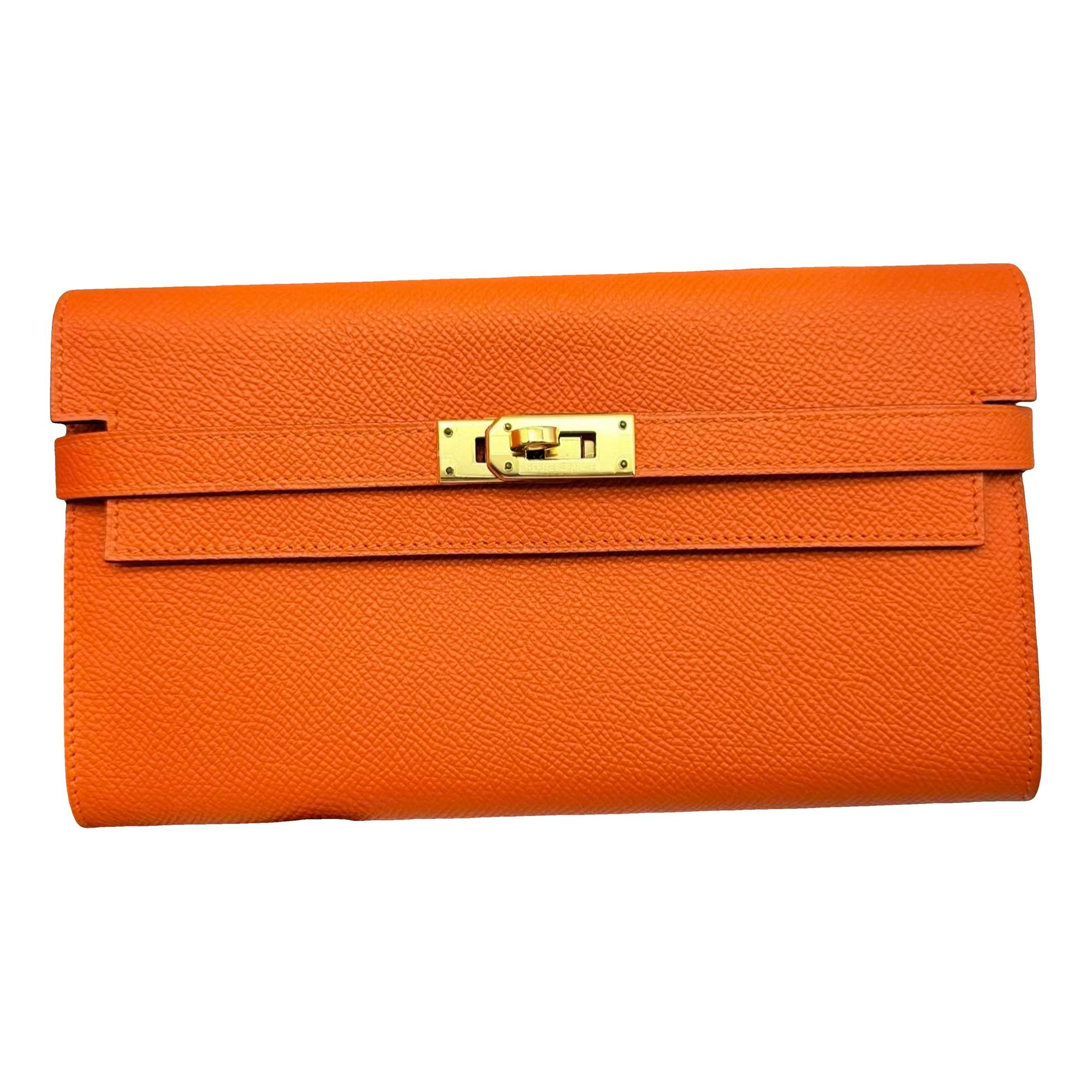 Kelly to go leather clutch bag