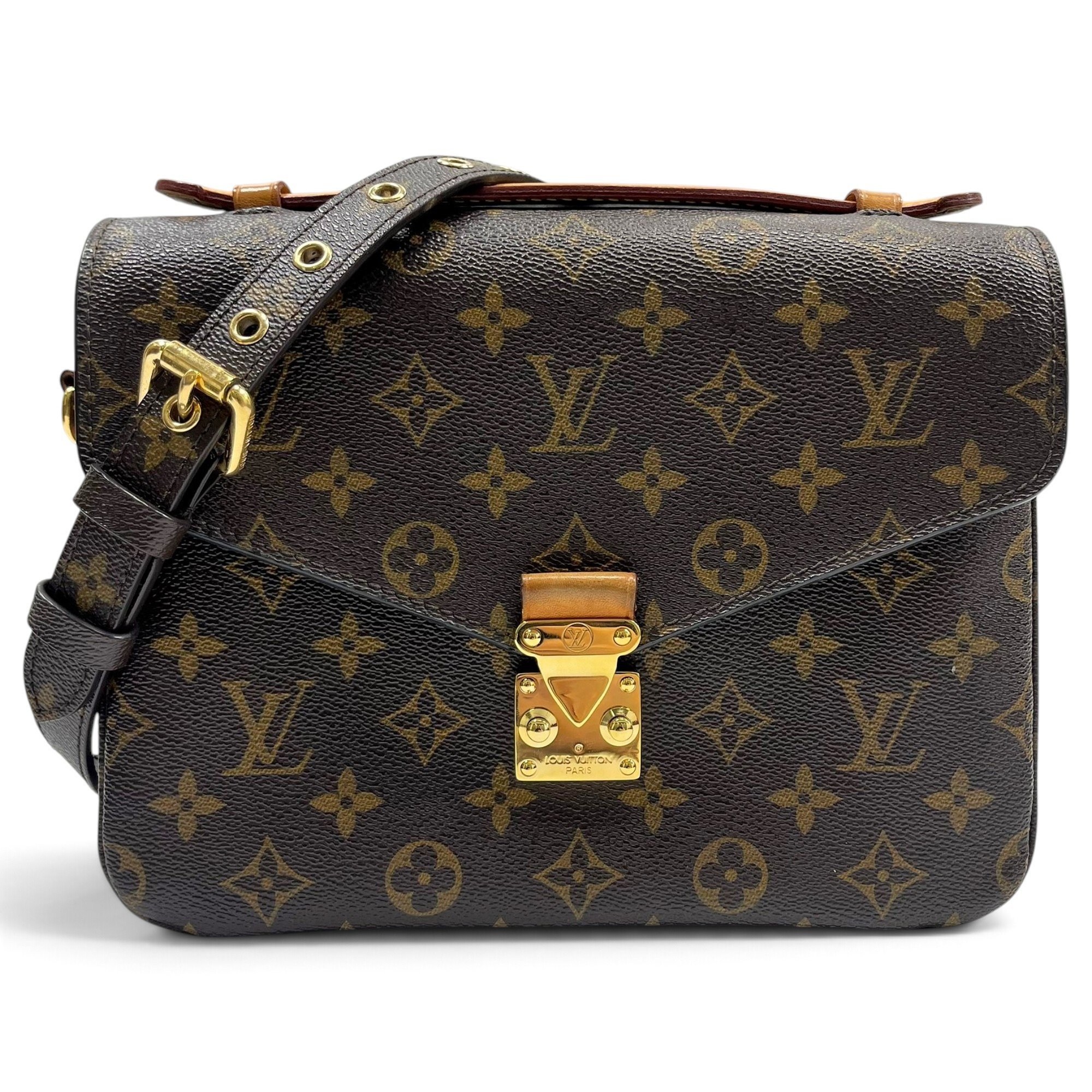 Metis leather handbag