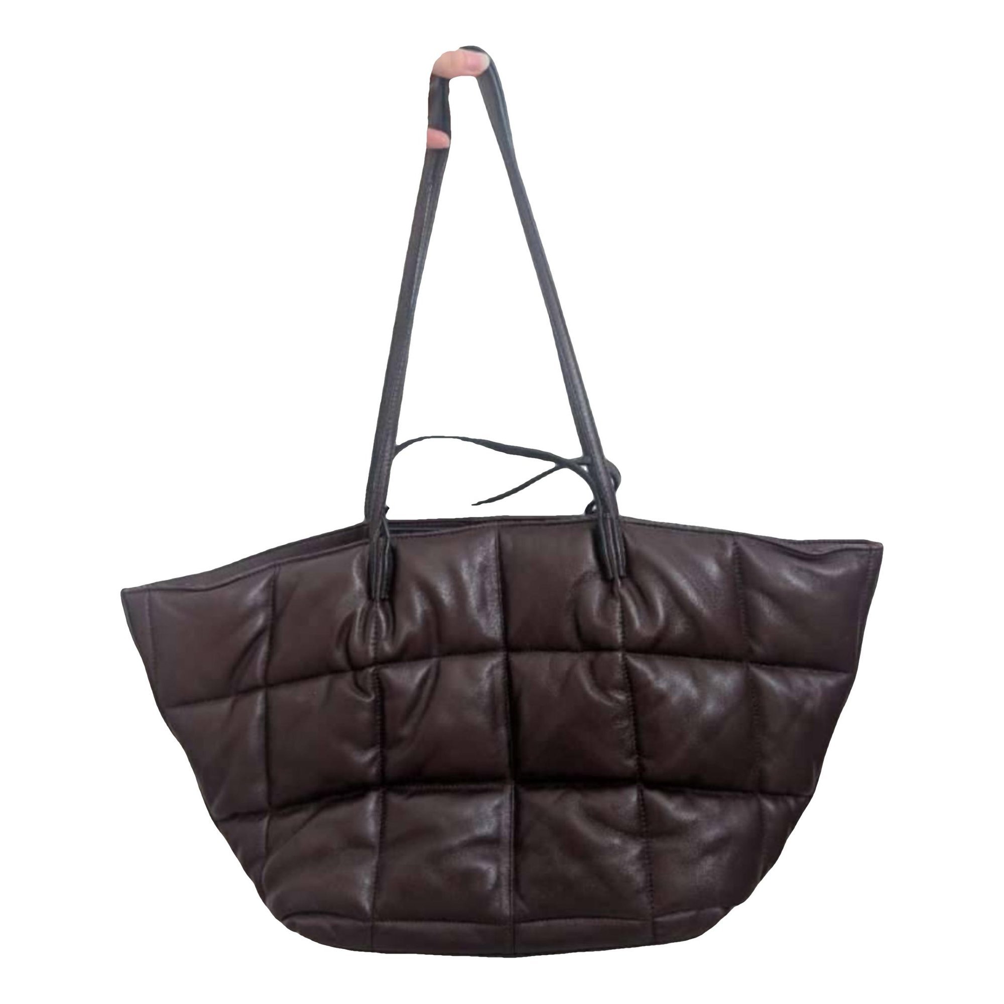 Leather tote