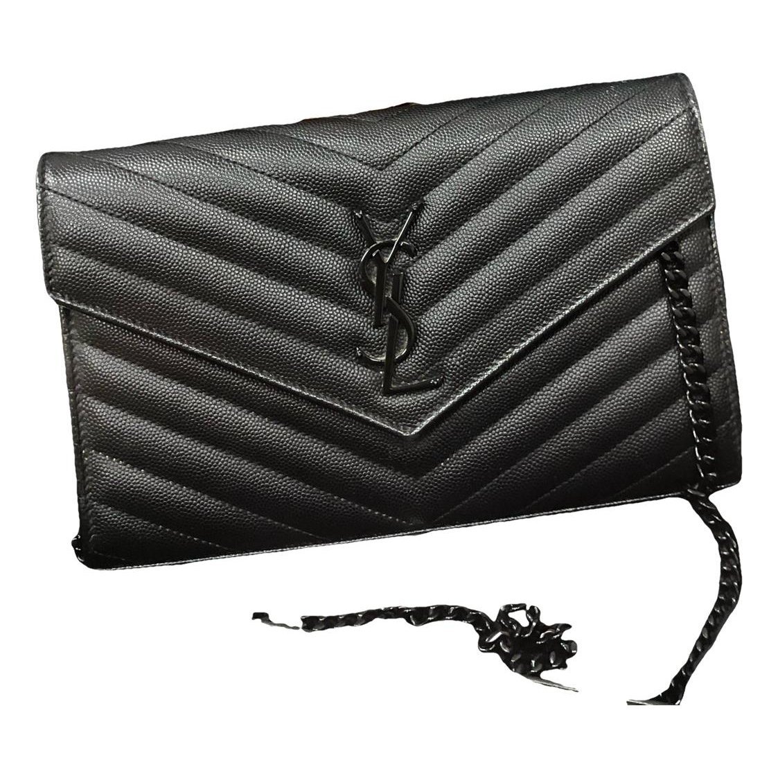 Portefeuille enveloppe leather handbag