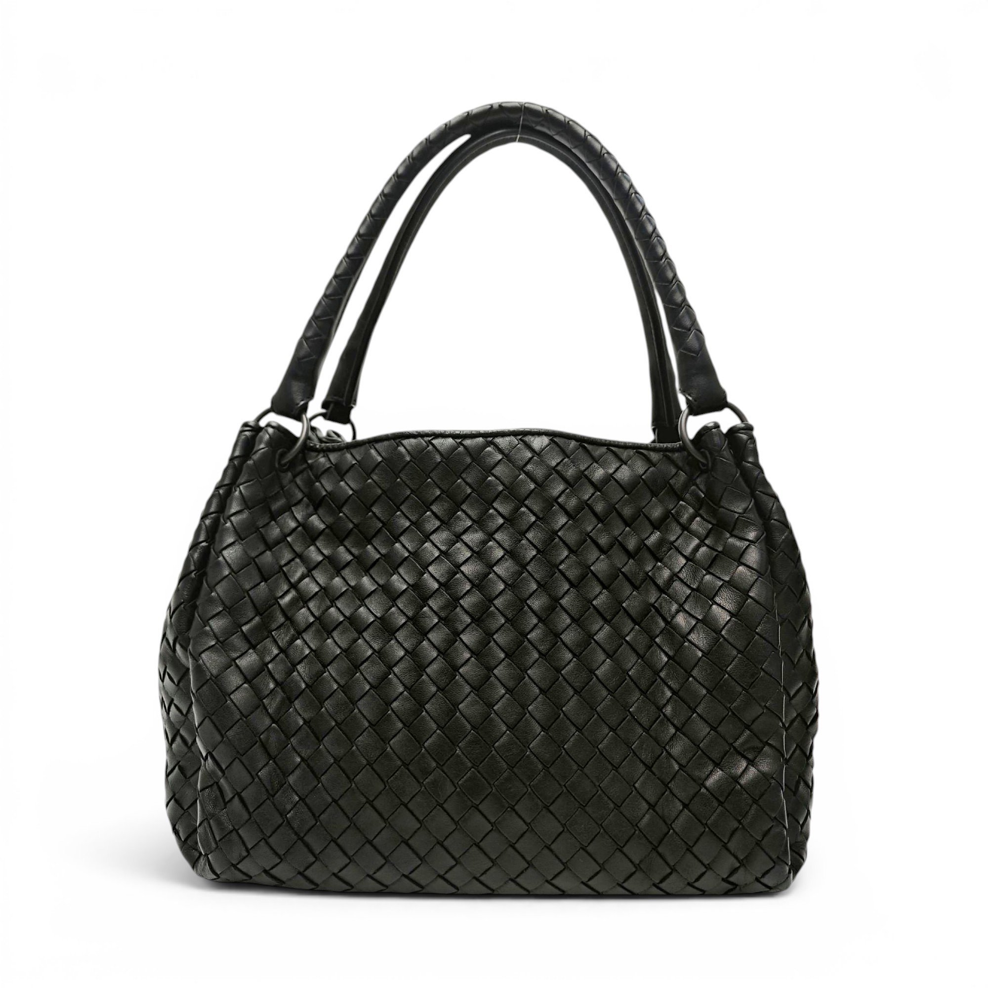Parachute leather handbag