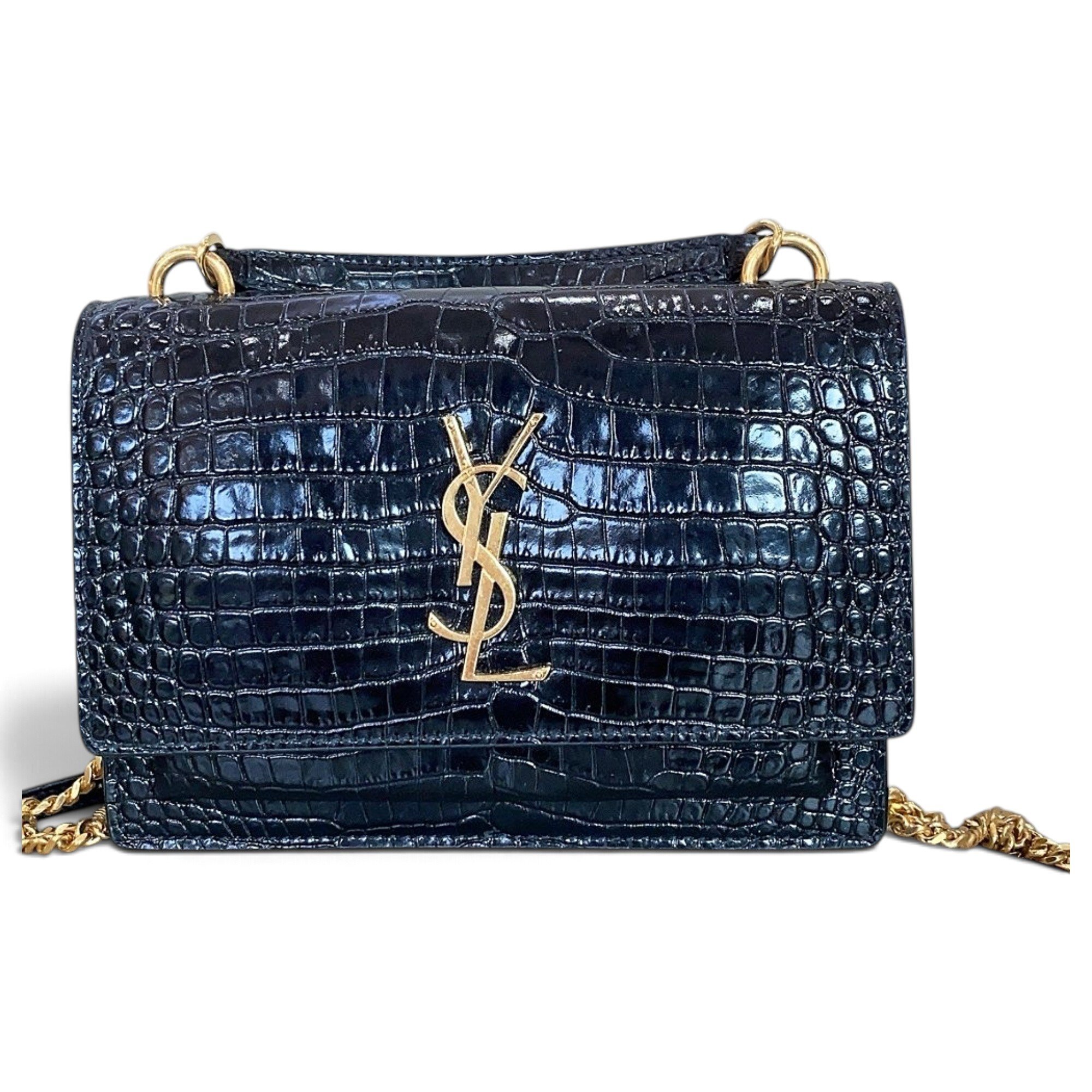 Sunset leather crossbody bag