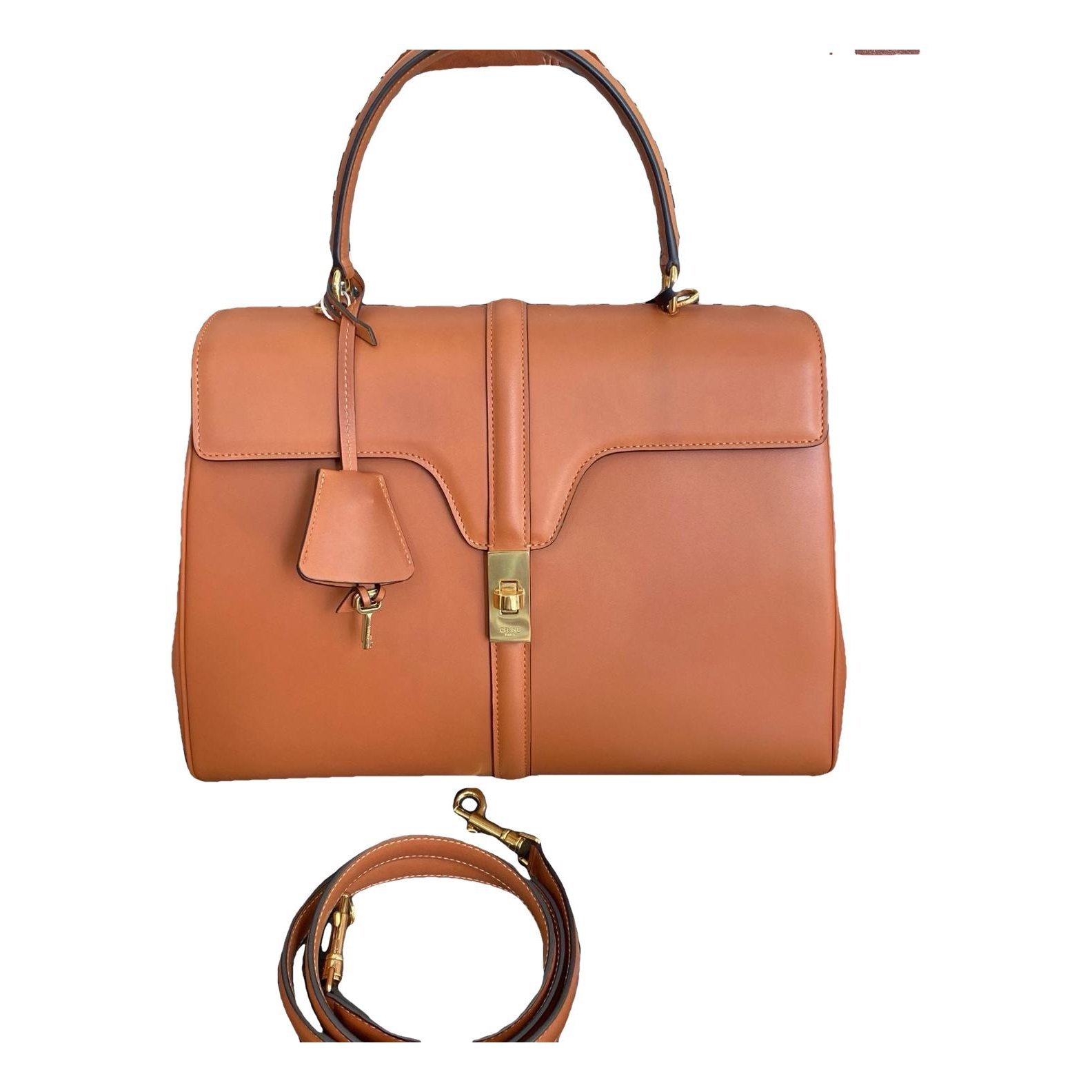 Sac 16 leather handbag