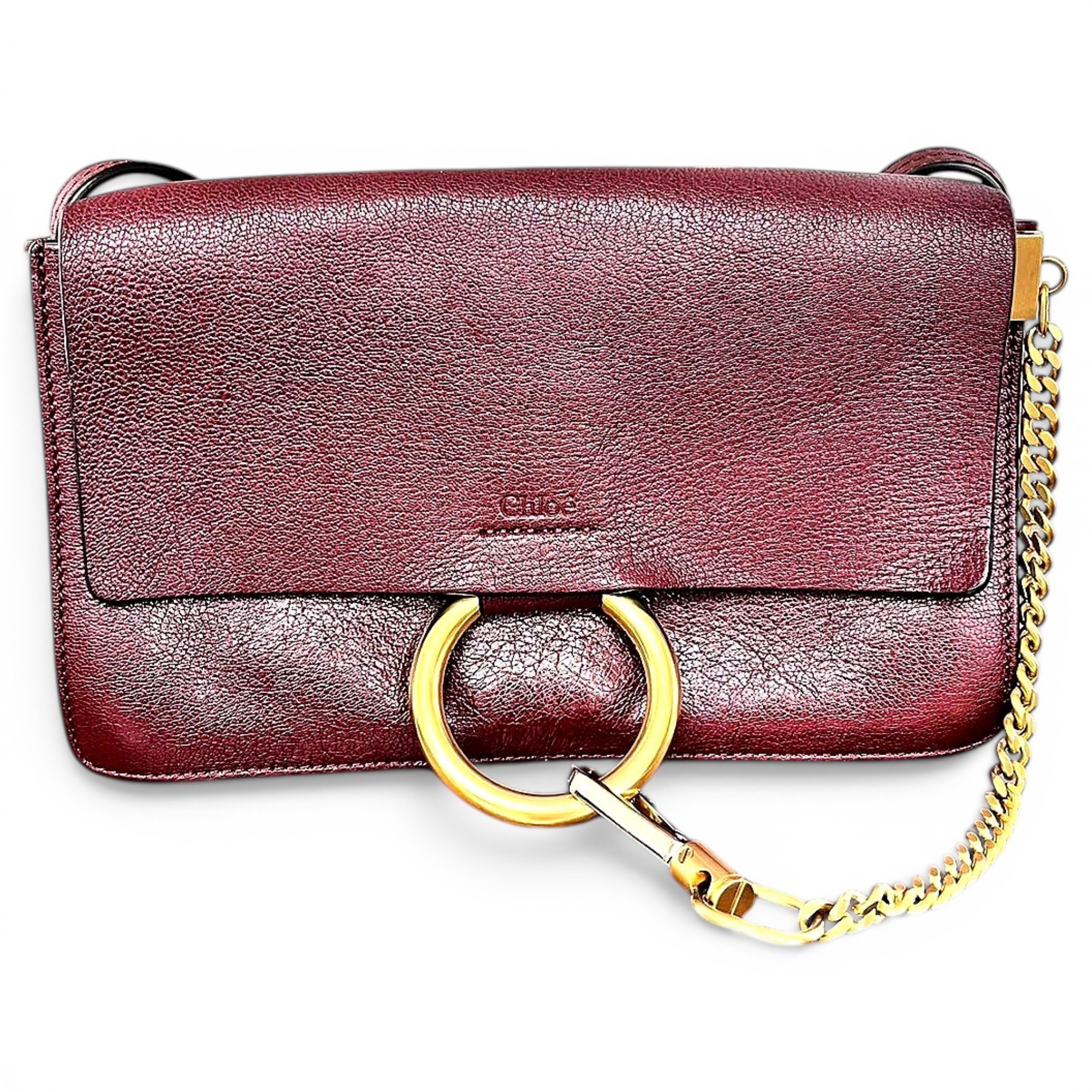 Faye leather crossbody bag