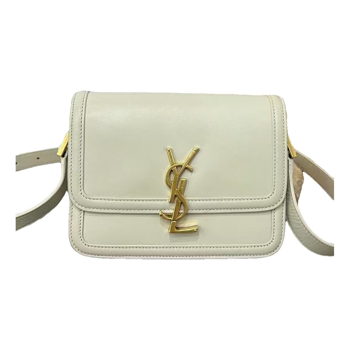 Solférino leather handbag