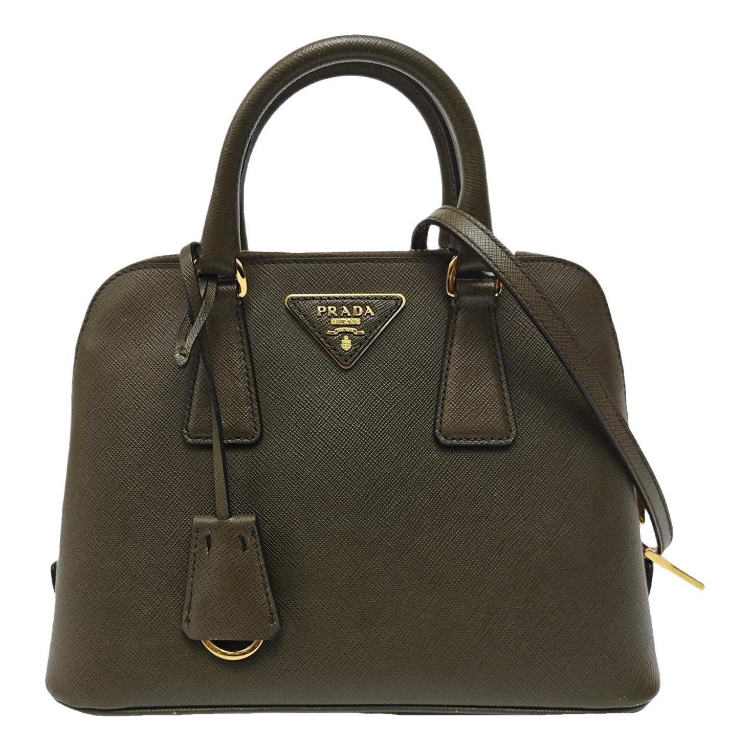 Promenade leather handbag