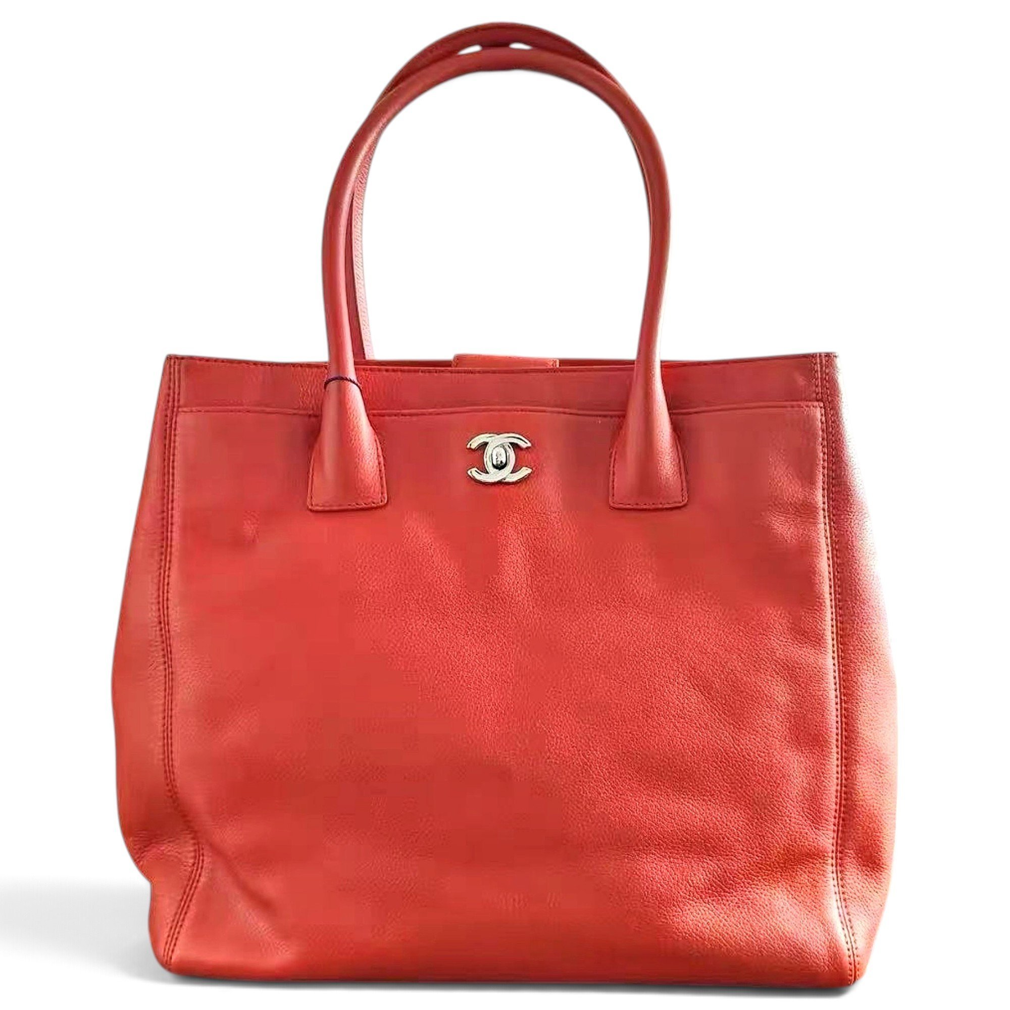 Executive leather tote