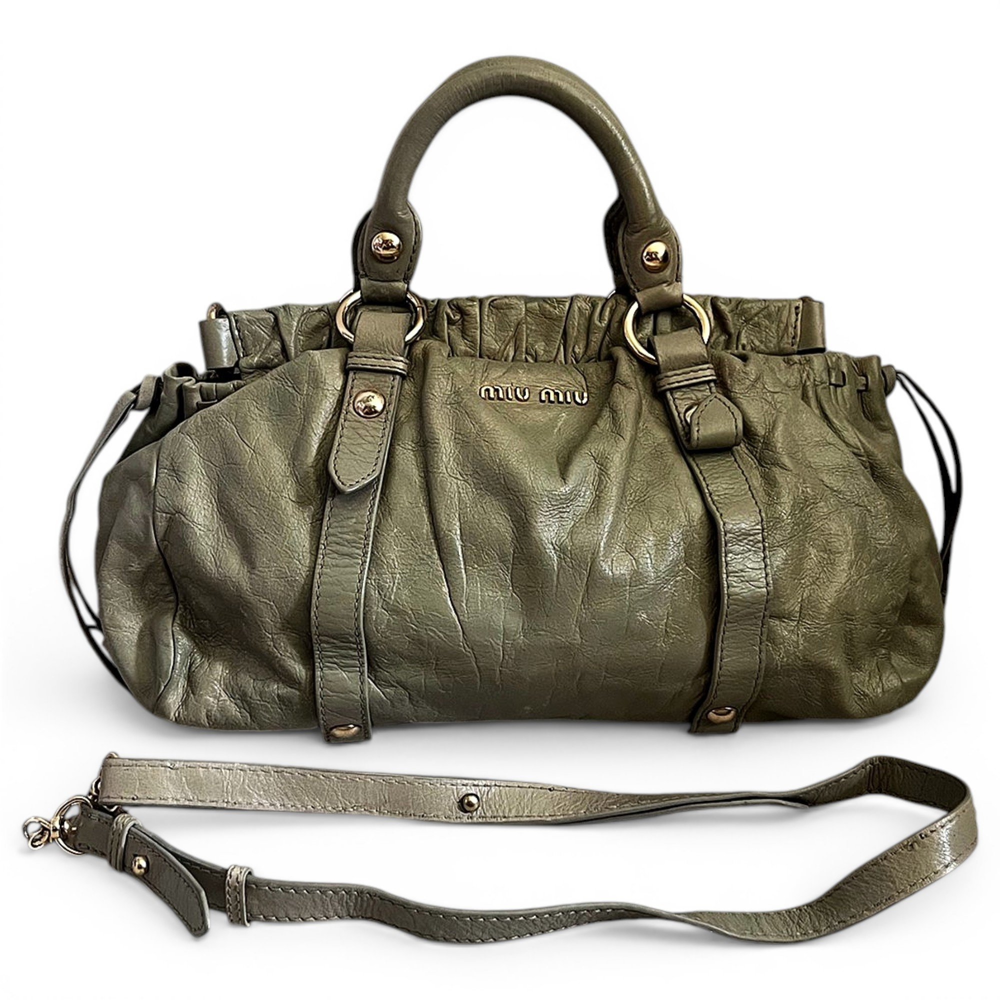 Vitello leather handbag