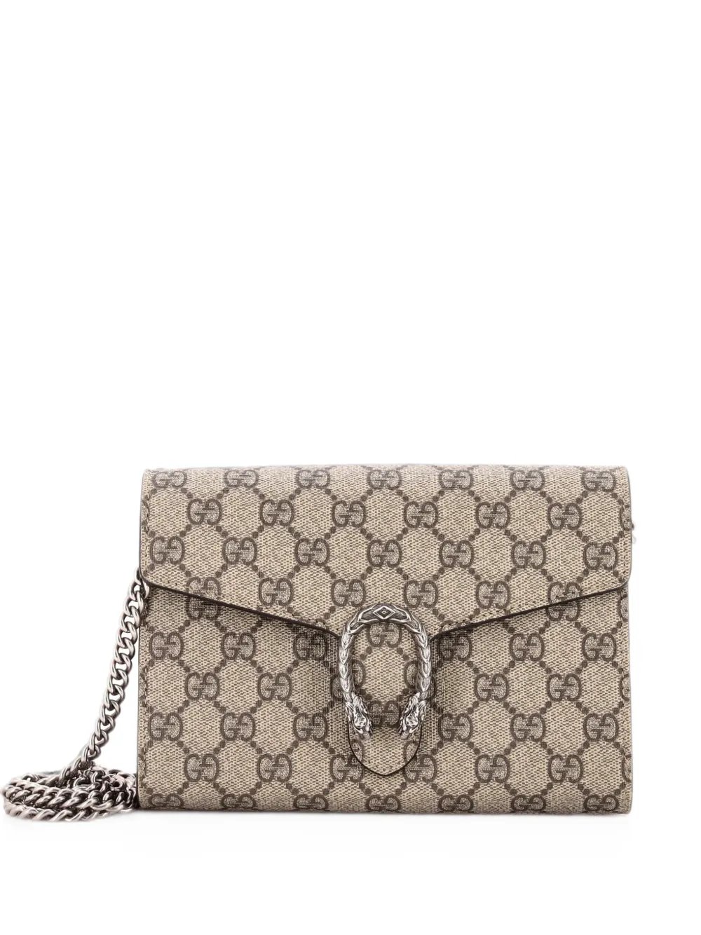 Dionysus Chain Wallet GG Coated Canvas Small crossbody bag