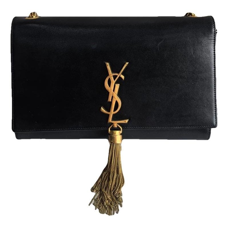 Pompom Kate leather handbag
