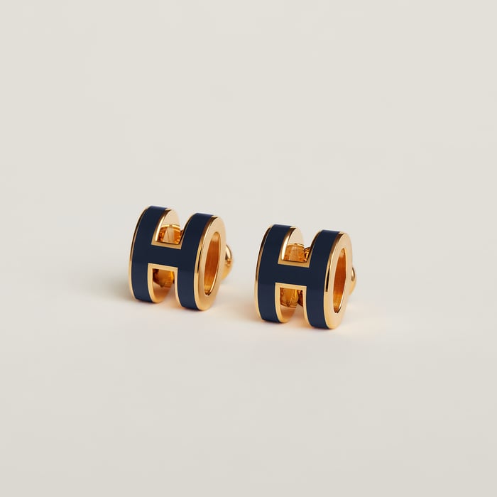 Bleu Saphir Mini Pop H Earrings