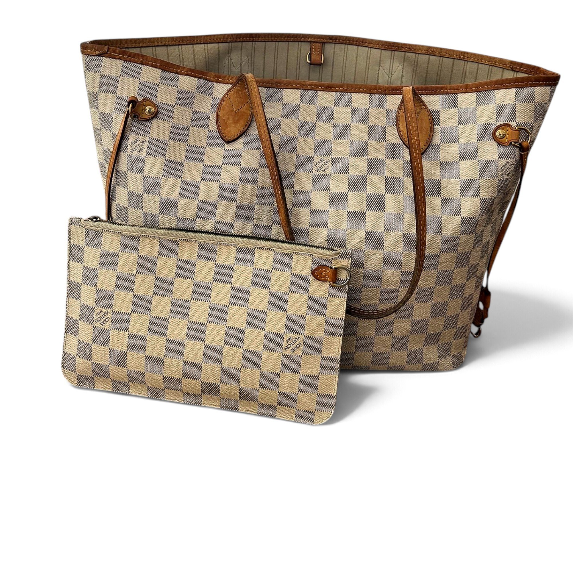 Neverfull leather tote