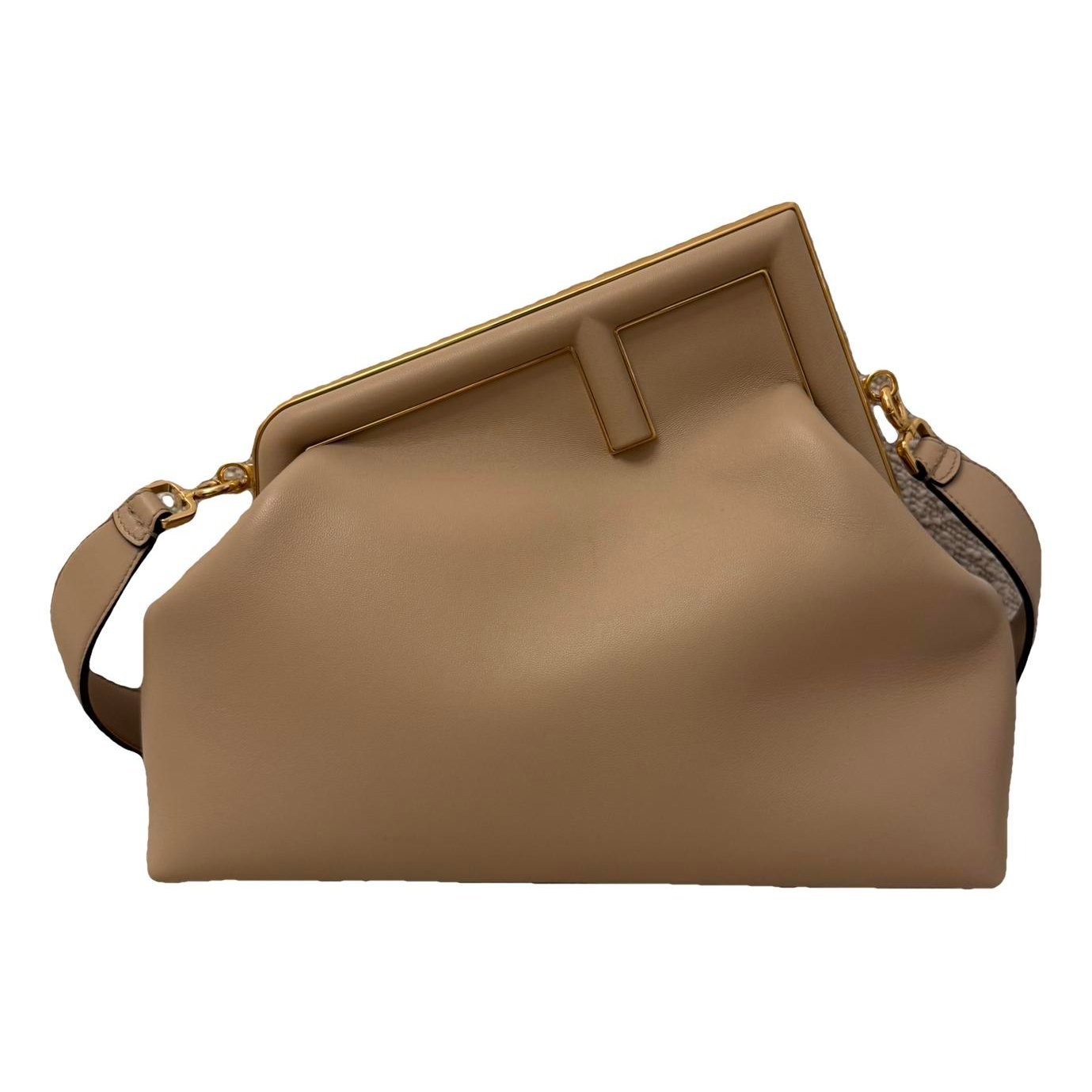 First leather handbag