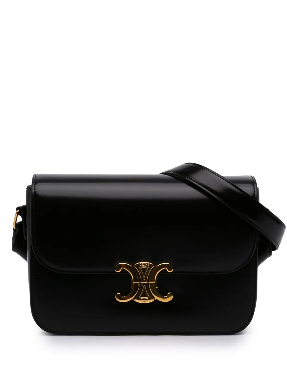 2025 Classique Shiny Calfskin Triomphe crossbody bag