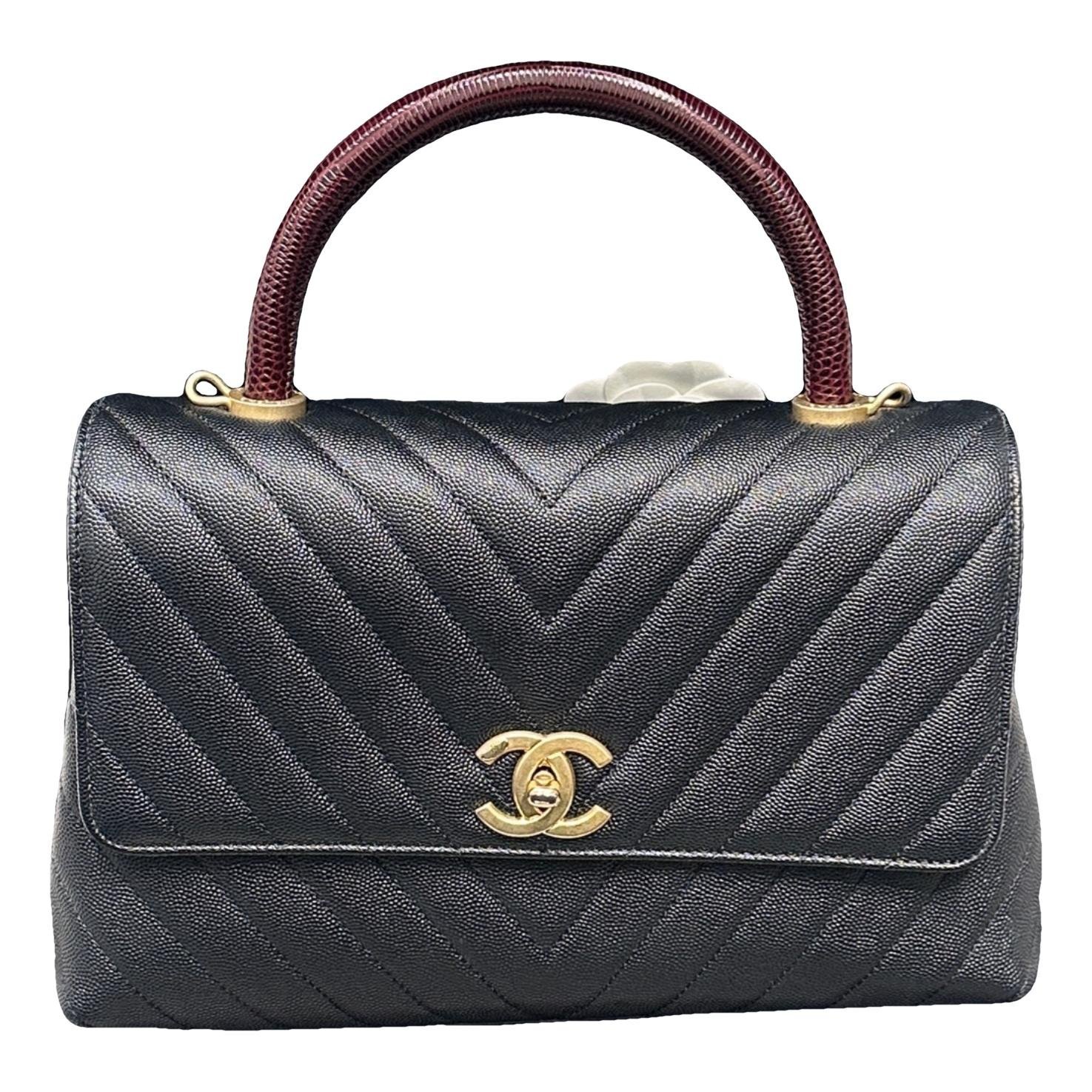 Coco Handle leather handbag