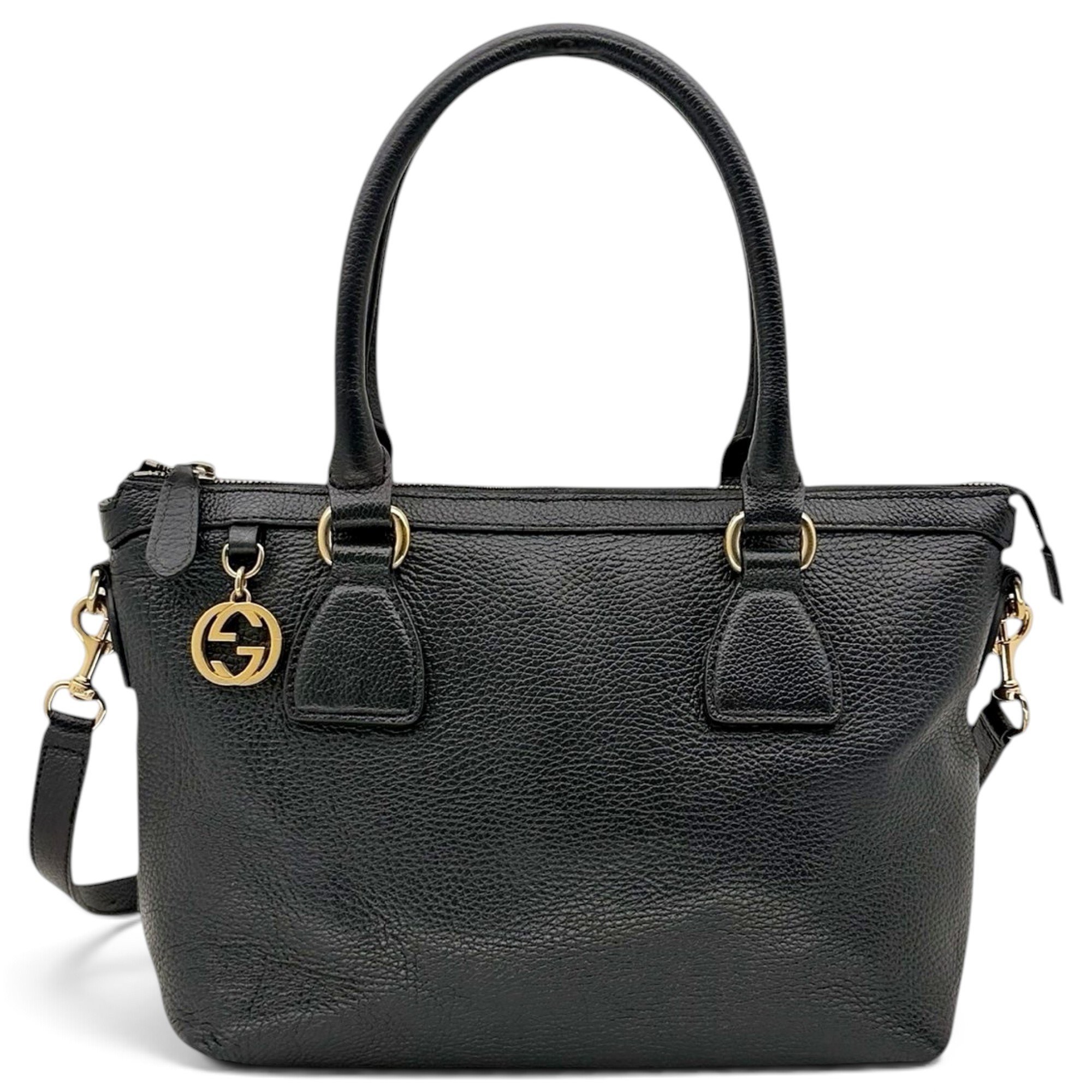 Leather tote