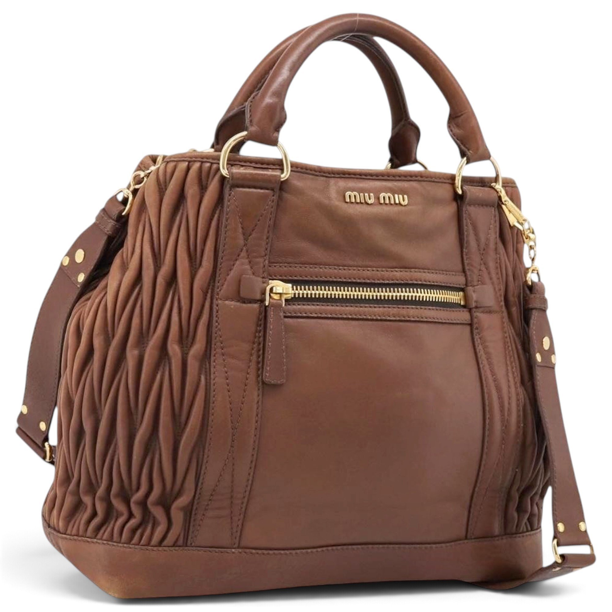 Leather handbag