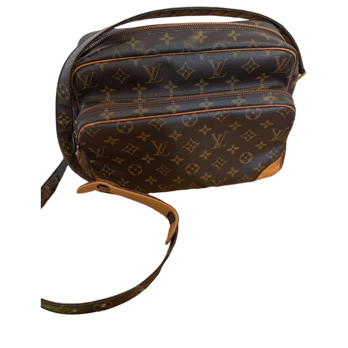 Nile leather crossbody bag