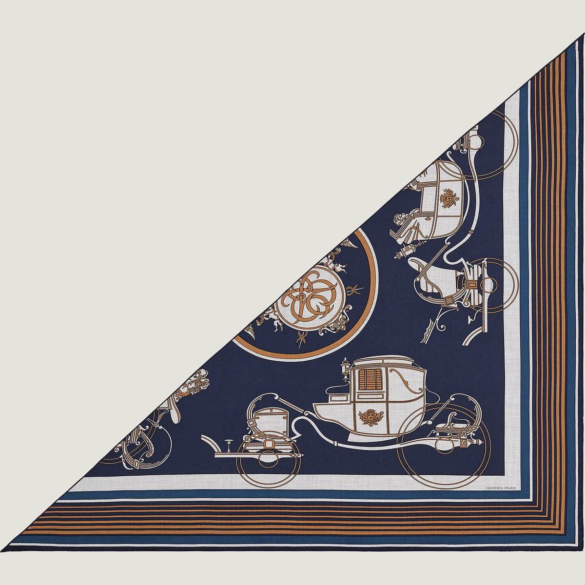 HERMES トライアングルジェアン エクスリブリス HERMES（エルメス） 【新品同様】エルメス トライアングルジェアン