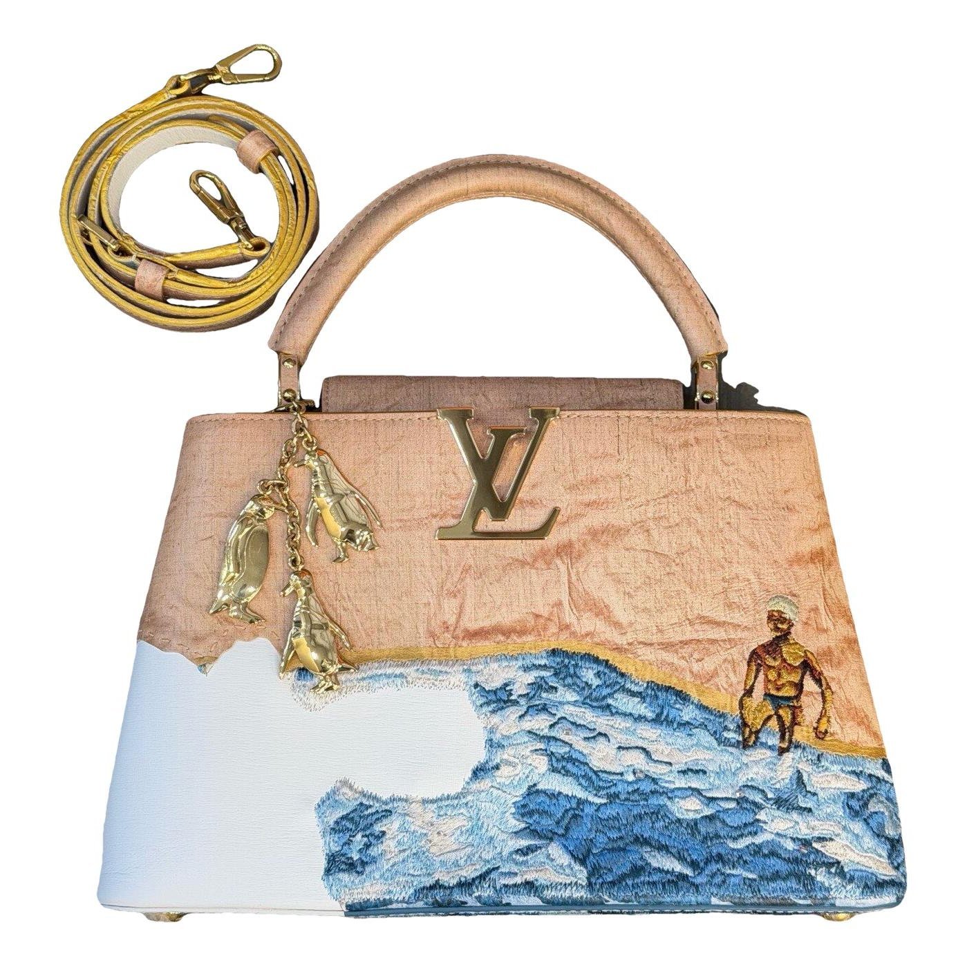 Capucines leather handbag