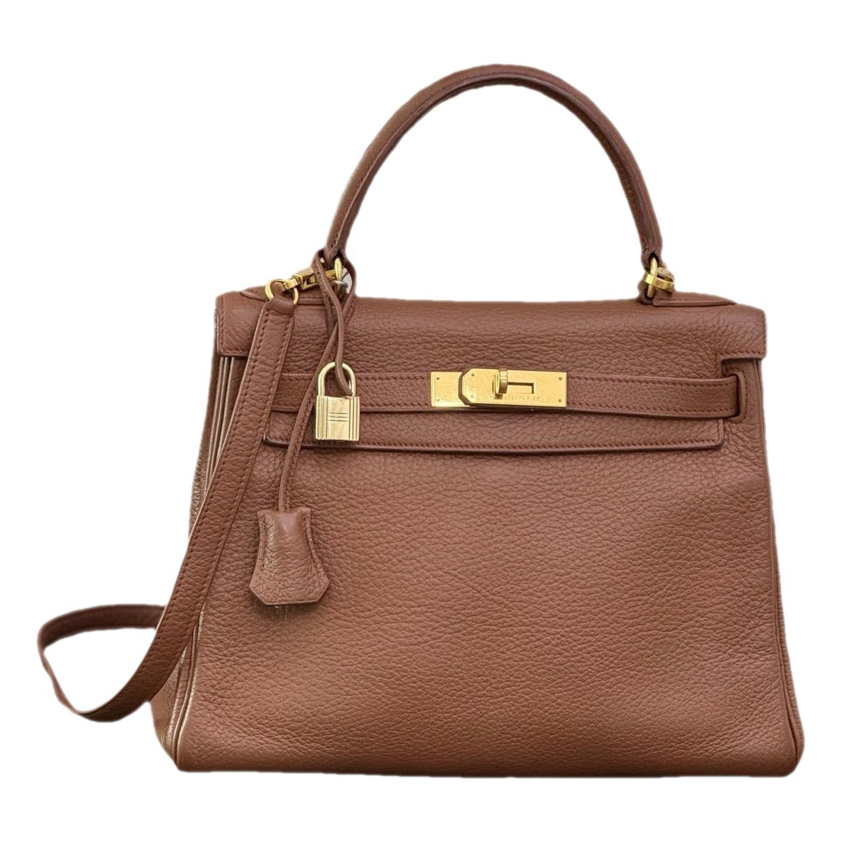 Kelly 28 leather handbag