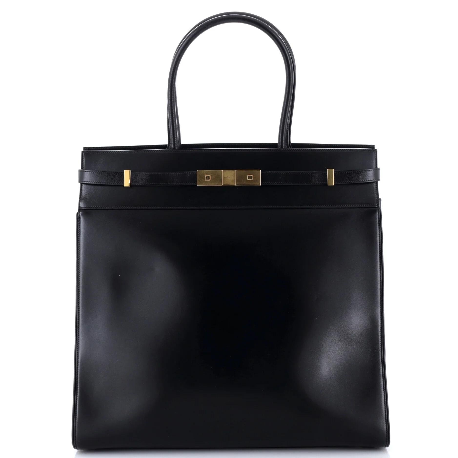 Leather tote