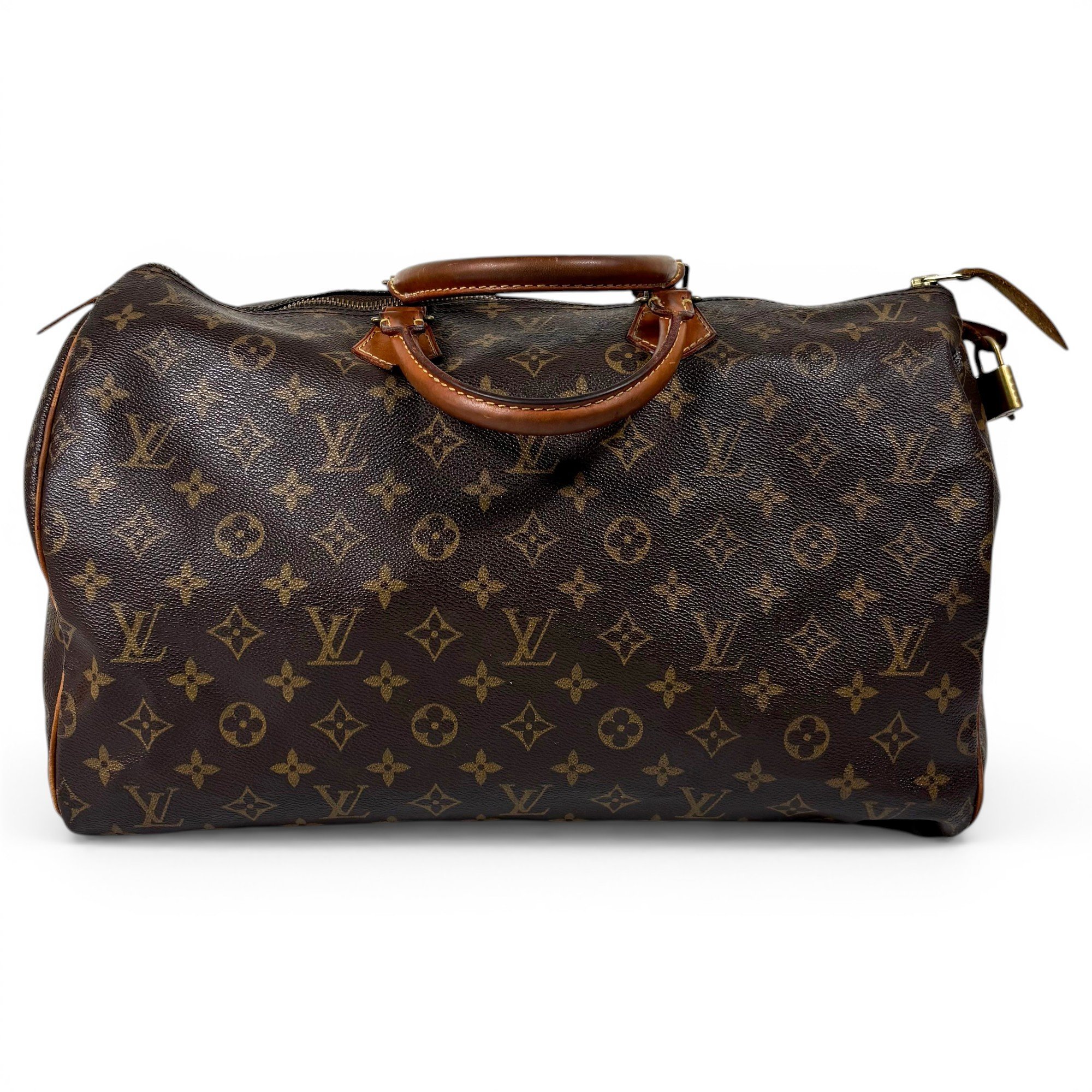 Speedy leather handbag
