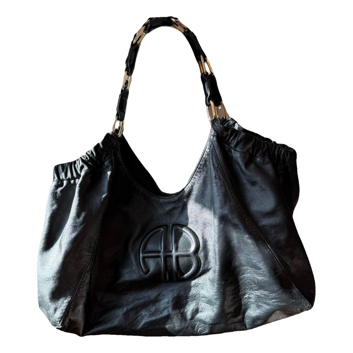 Leather tote
