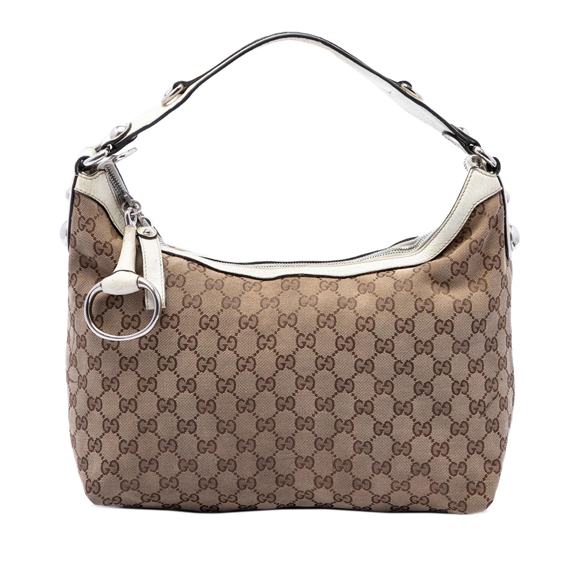 Gucci B leather satchel